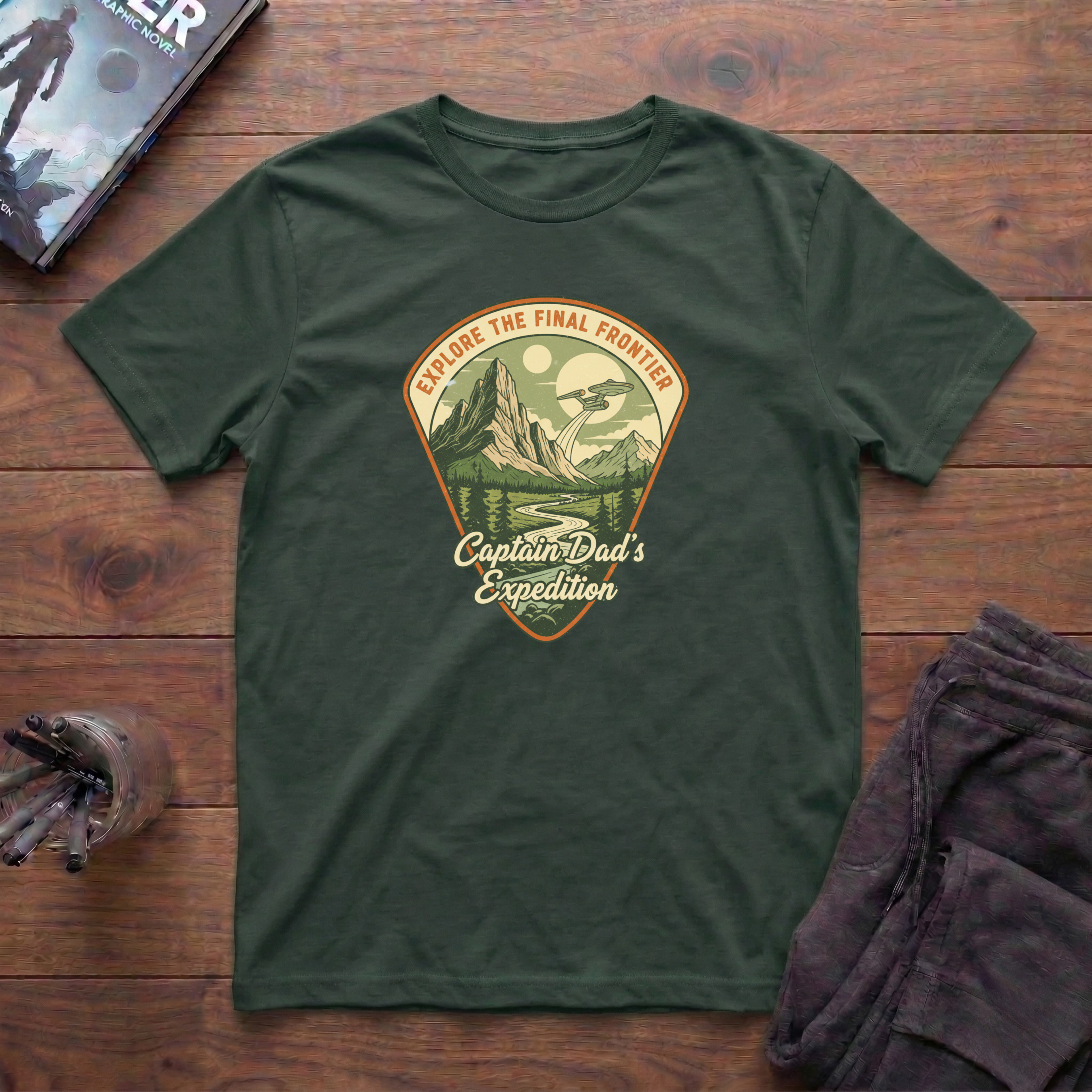 Captain Dad's Expedition T-Shirt