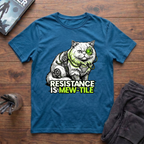 Resistance Is Mew-Tile T-Shirt