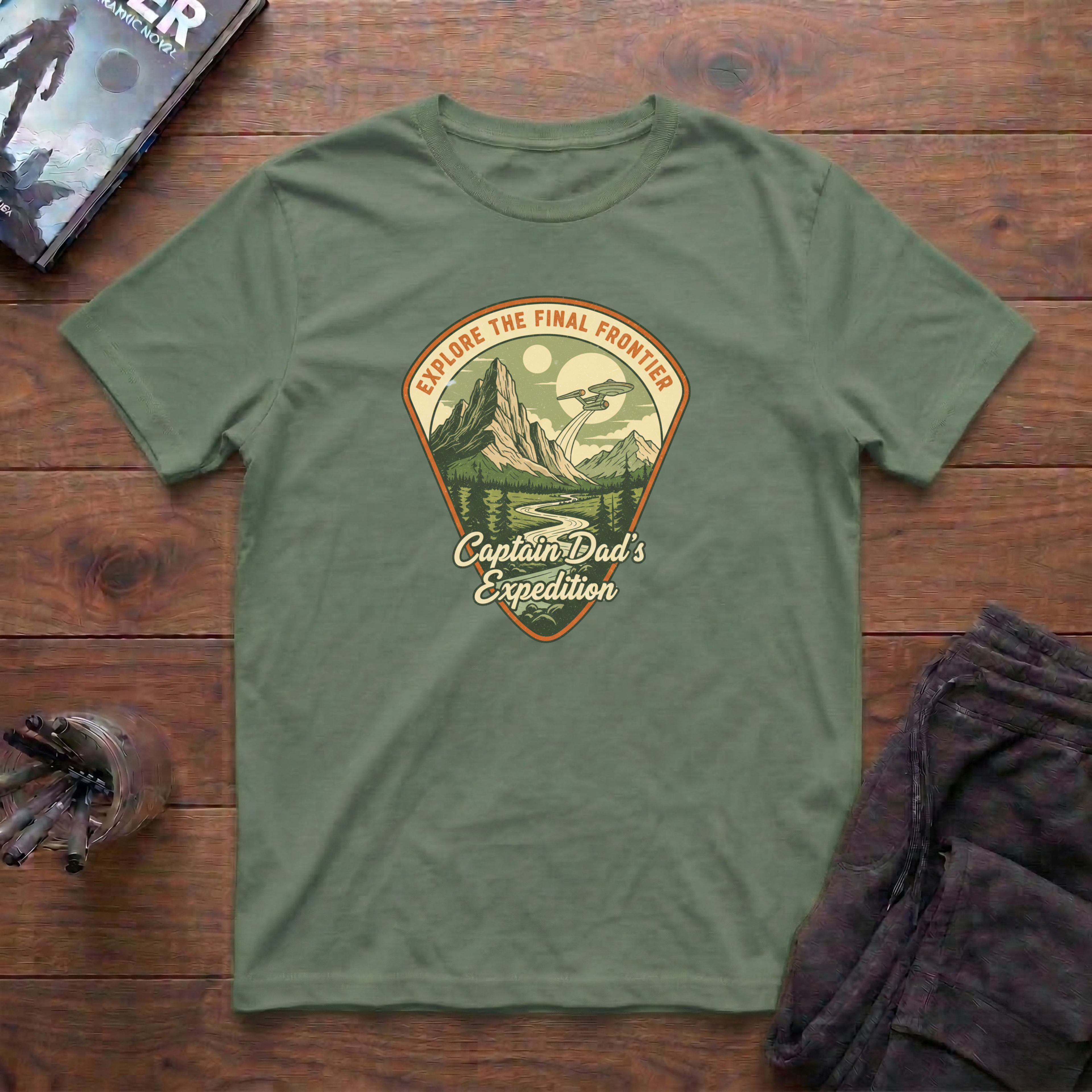 Captain Dad's Expedition T-Shirt