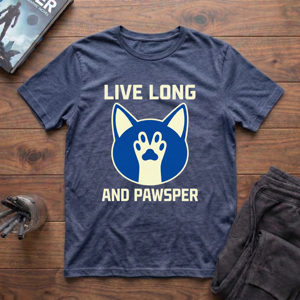 Live Long And Pawspurr T-Shirt