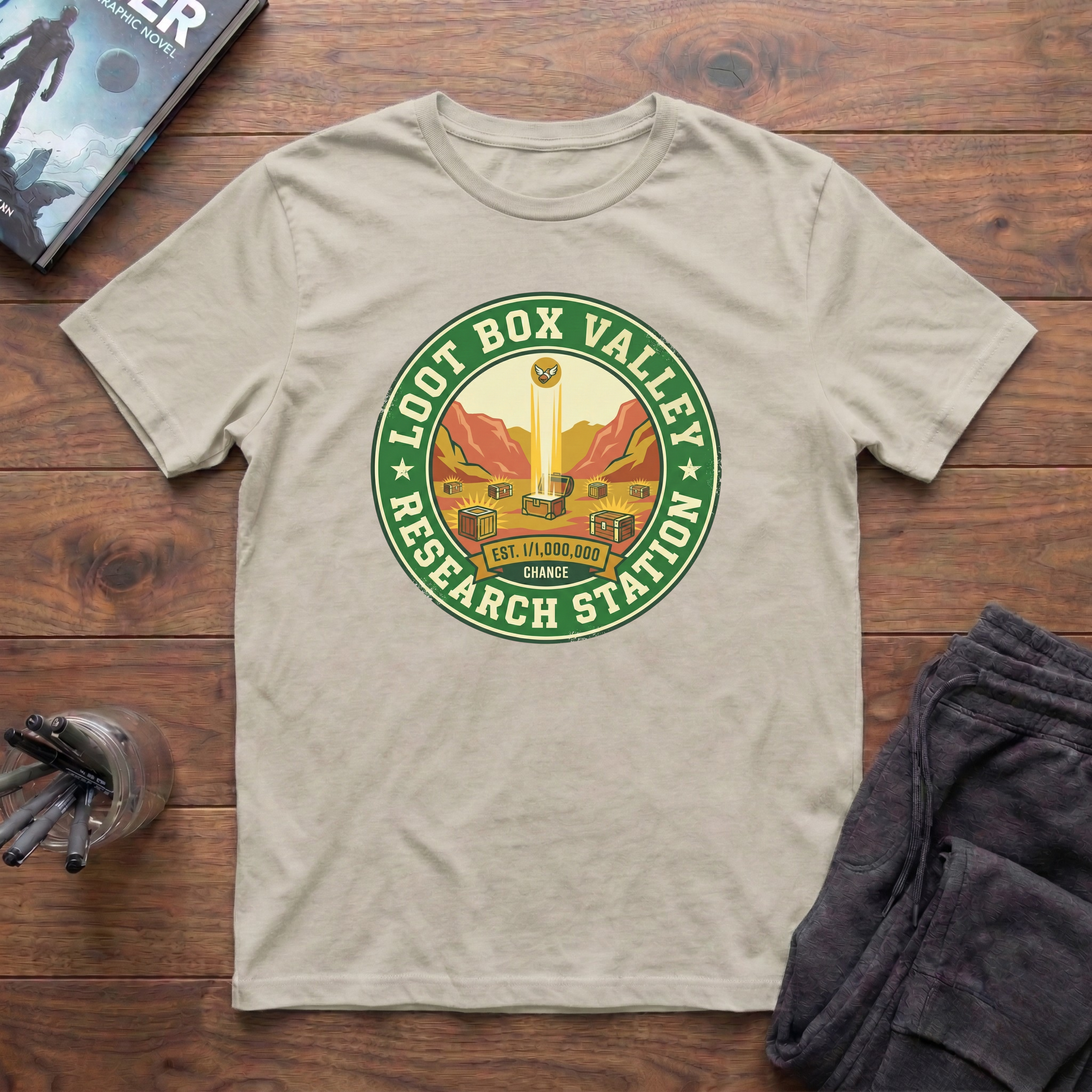 Loot Box Valley Research Station T-Shirt