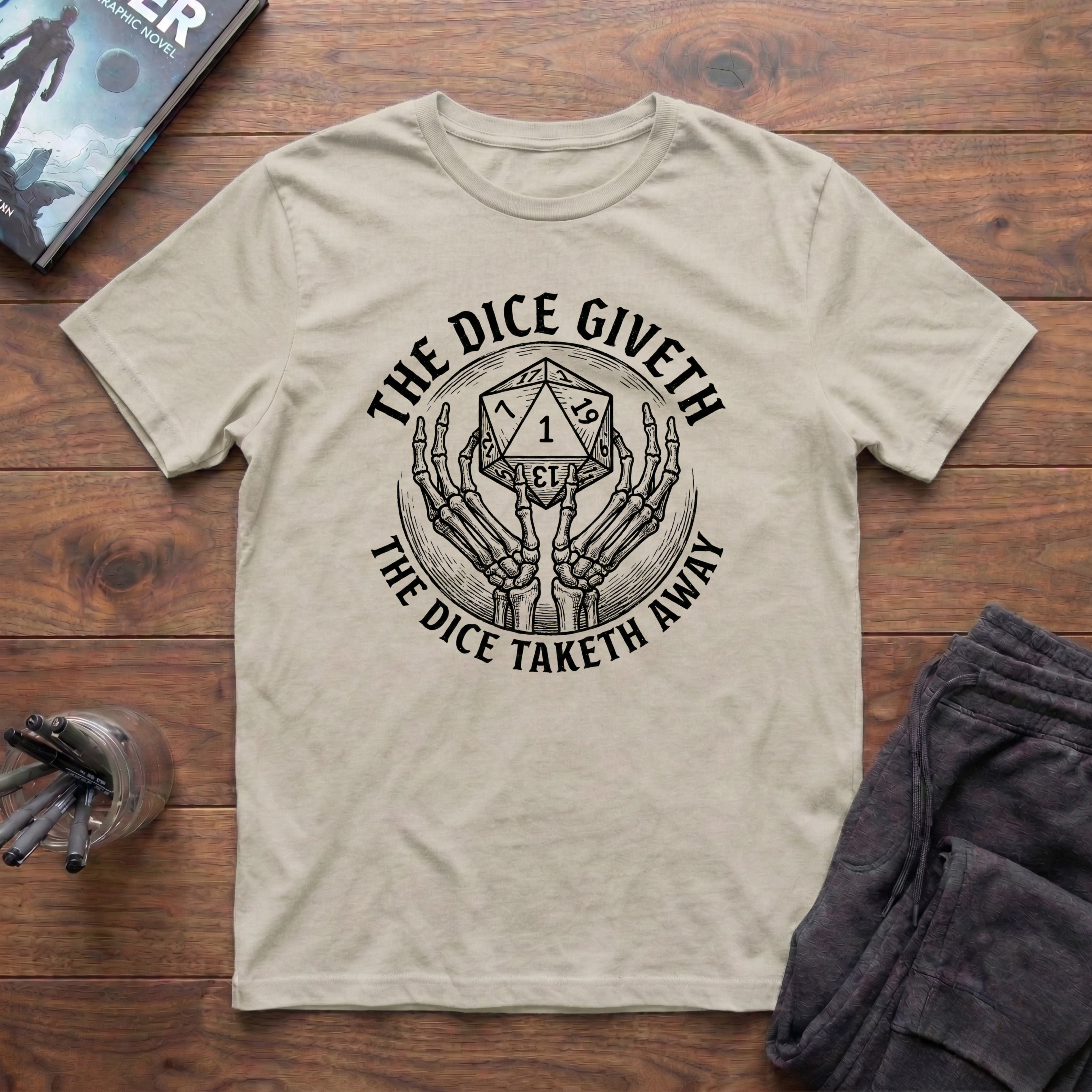 The Dice Giveth The Dice Taketh Away T-Shirt