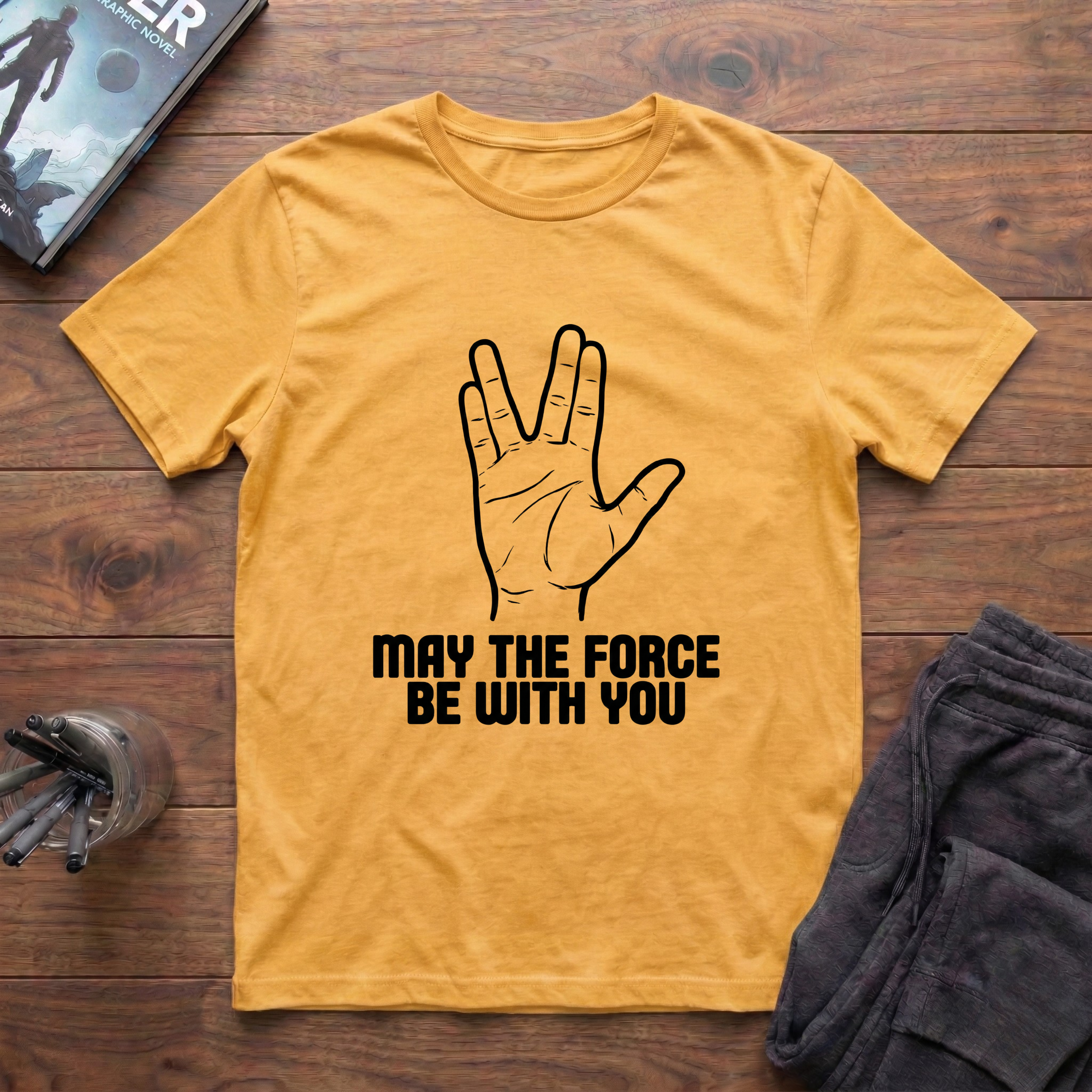 May The Force Live Long & Prosper T-Shirt
