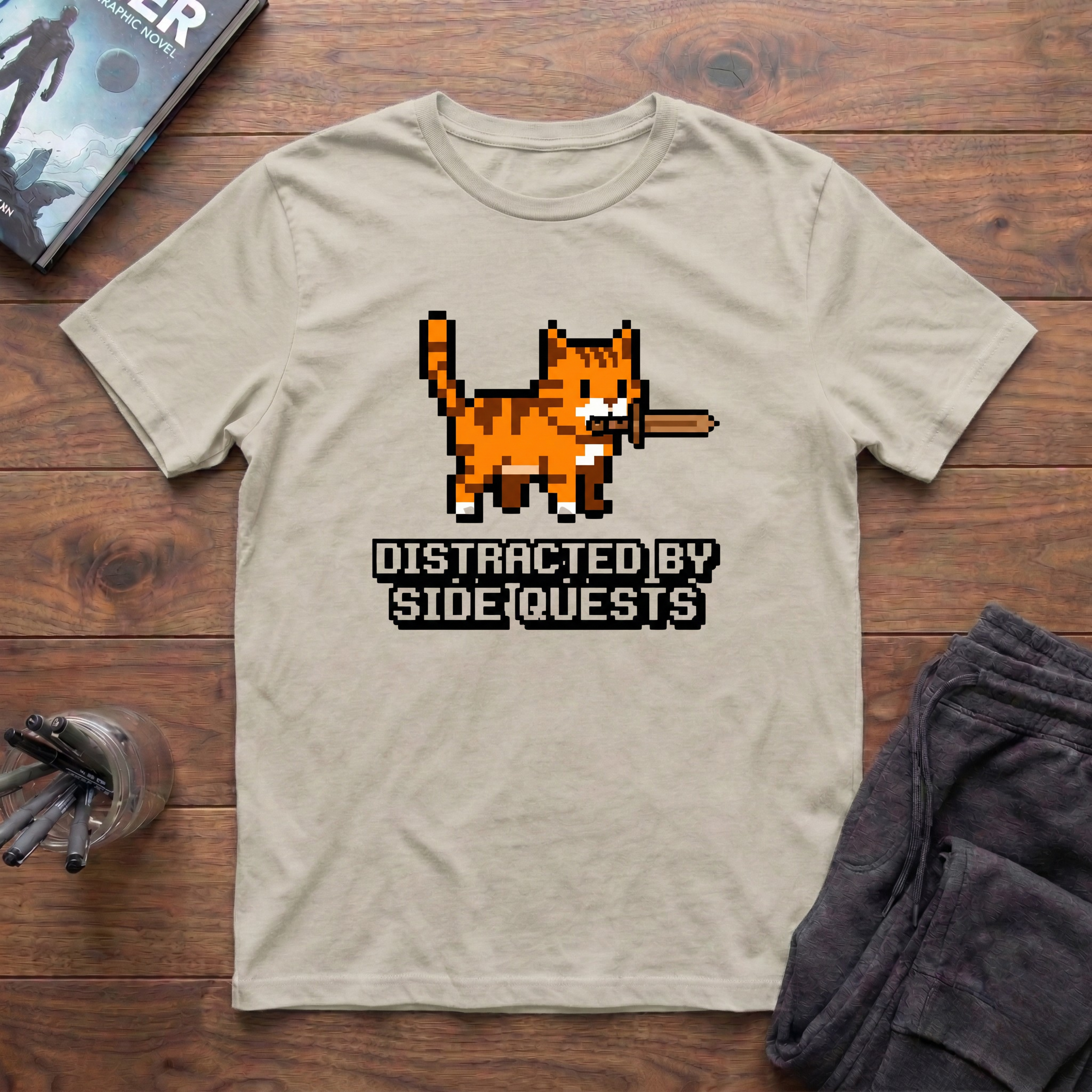 Distracted By Side Quests T-Shirt