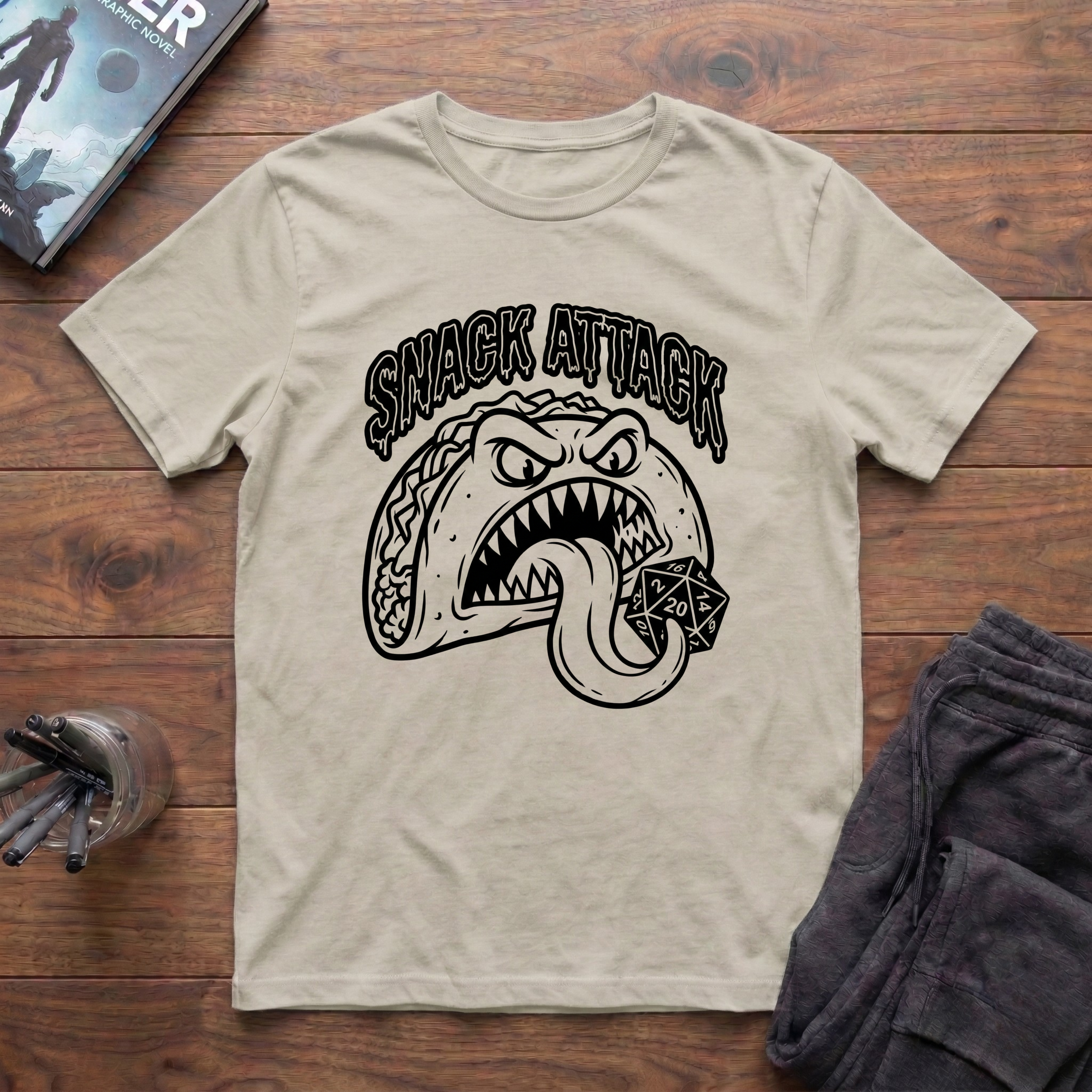 Snack Attack D20 T-Shirt