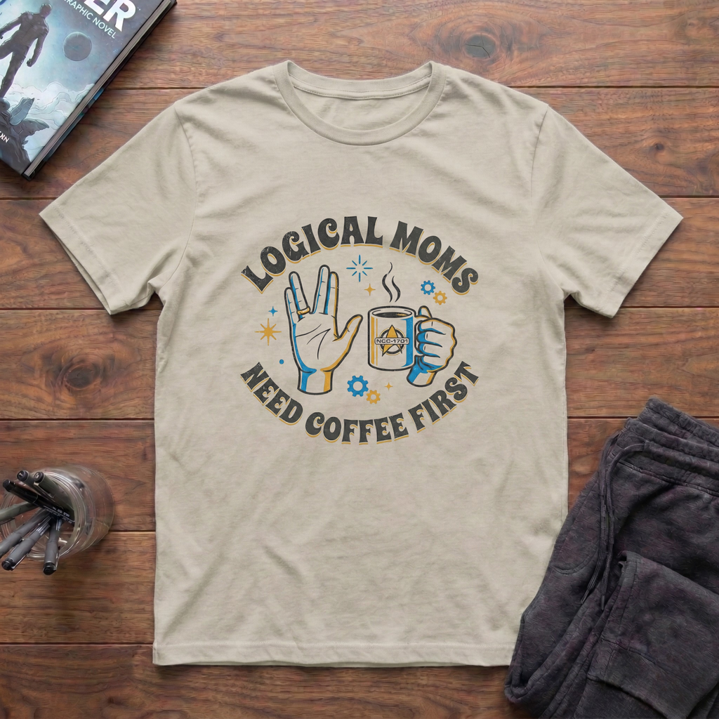 Logical Moms Need Coffee First T-Shirt