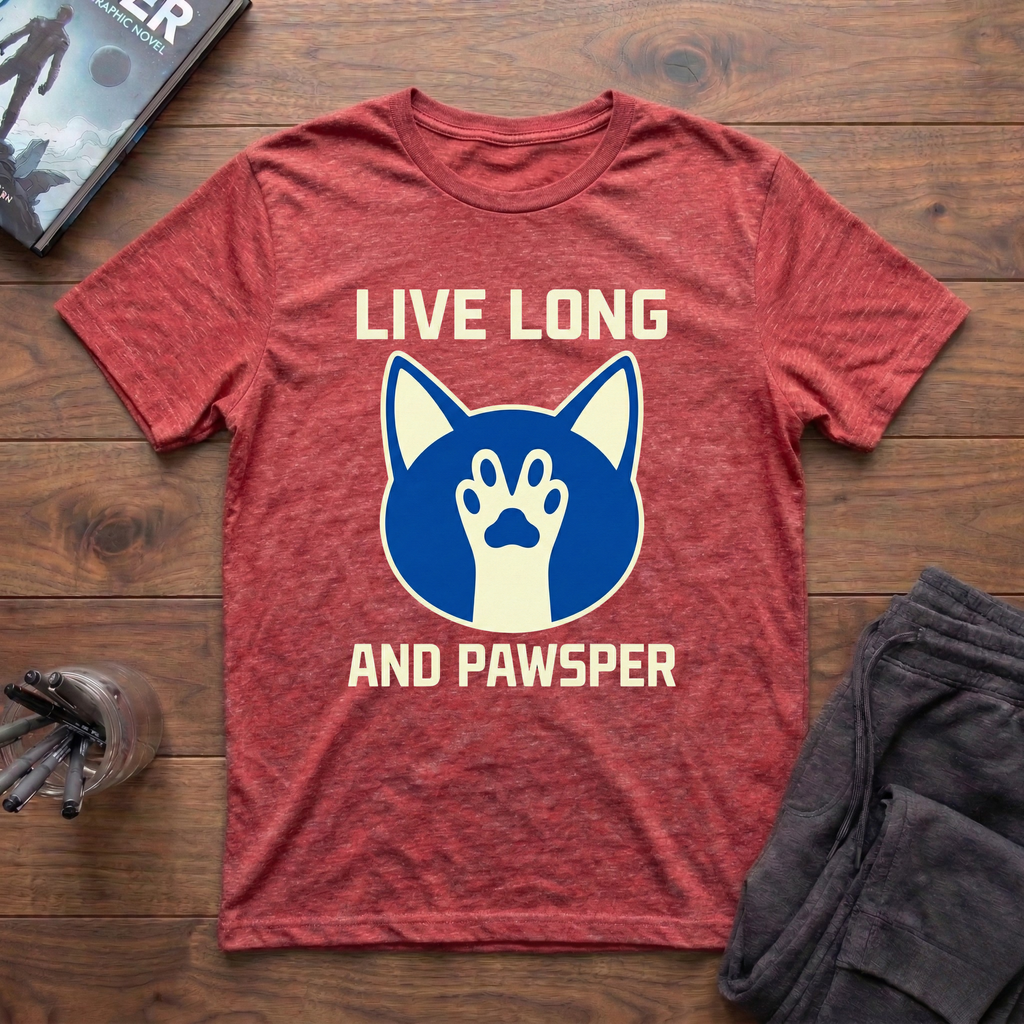 Live Long And Pawspurr T-Shirt