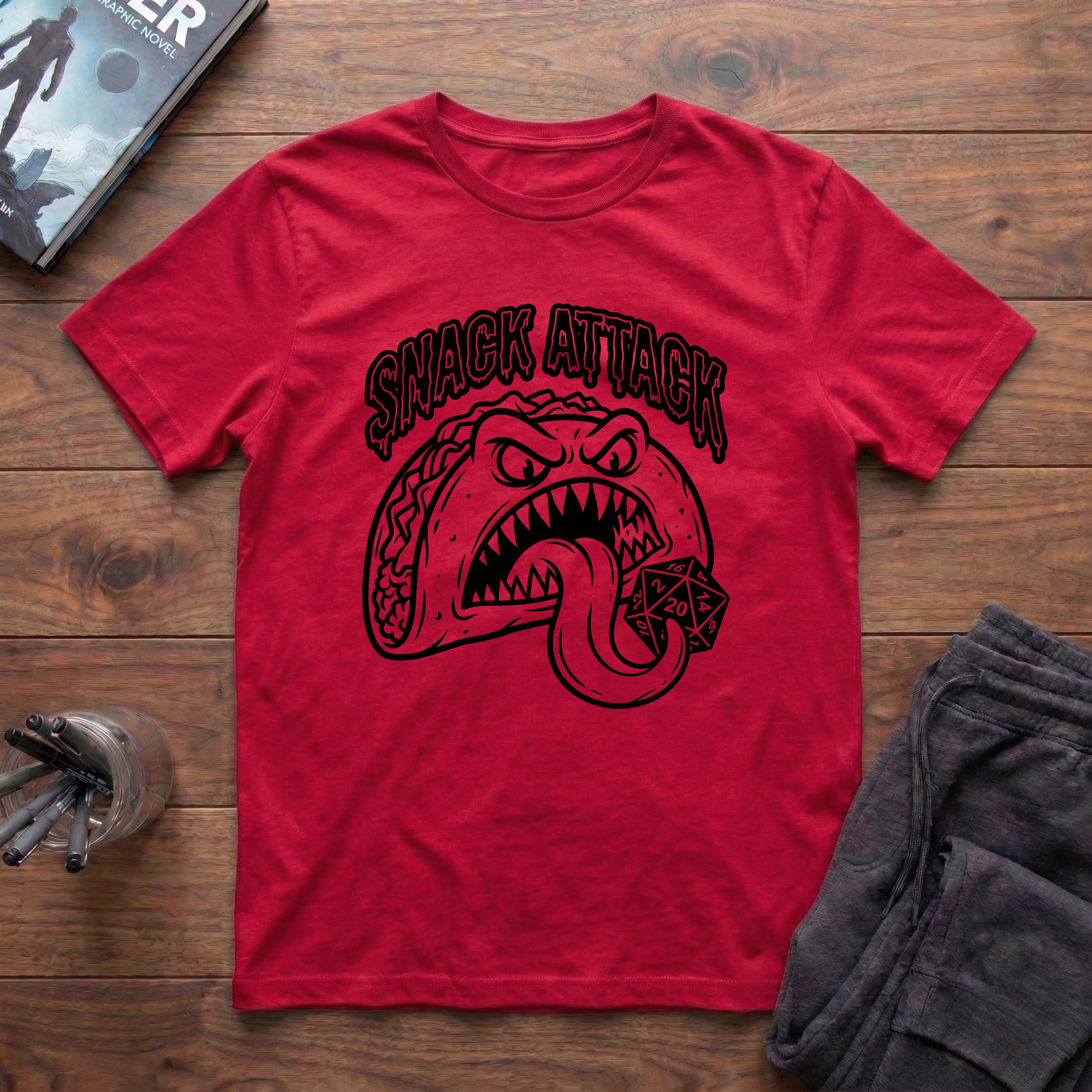 Snack Attack D20 T-Shirt