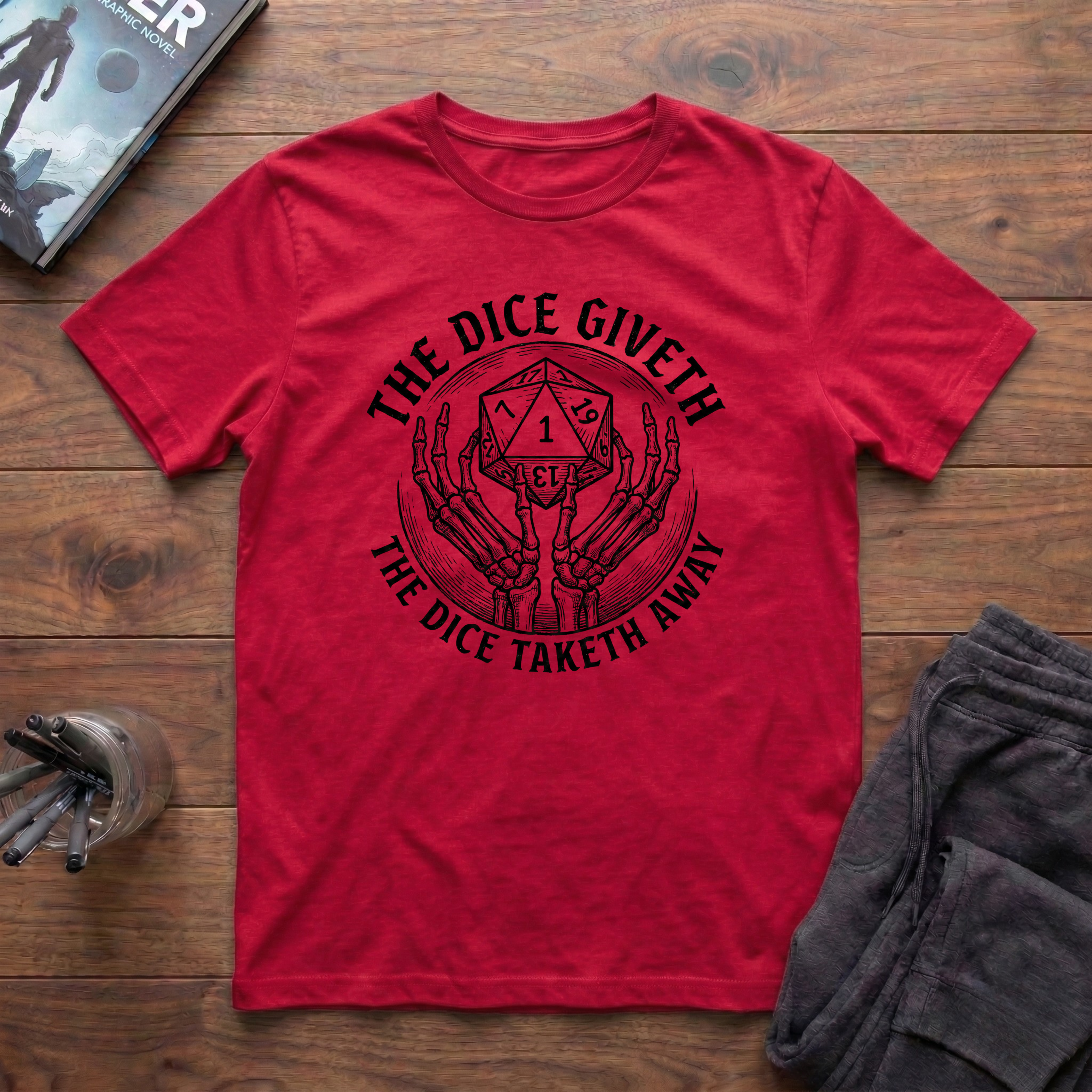 The Dice Giveth The Dice Taketh Away T-Shirt
