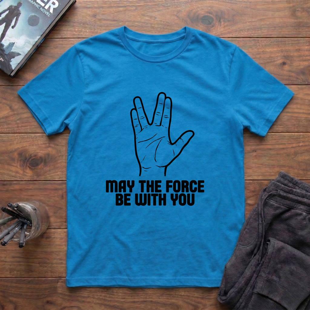 May The Force Live Long & Prosper T-Shirt