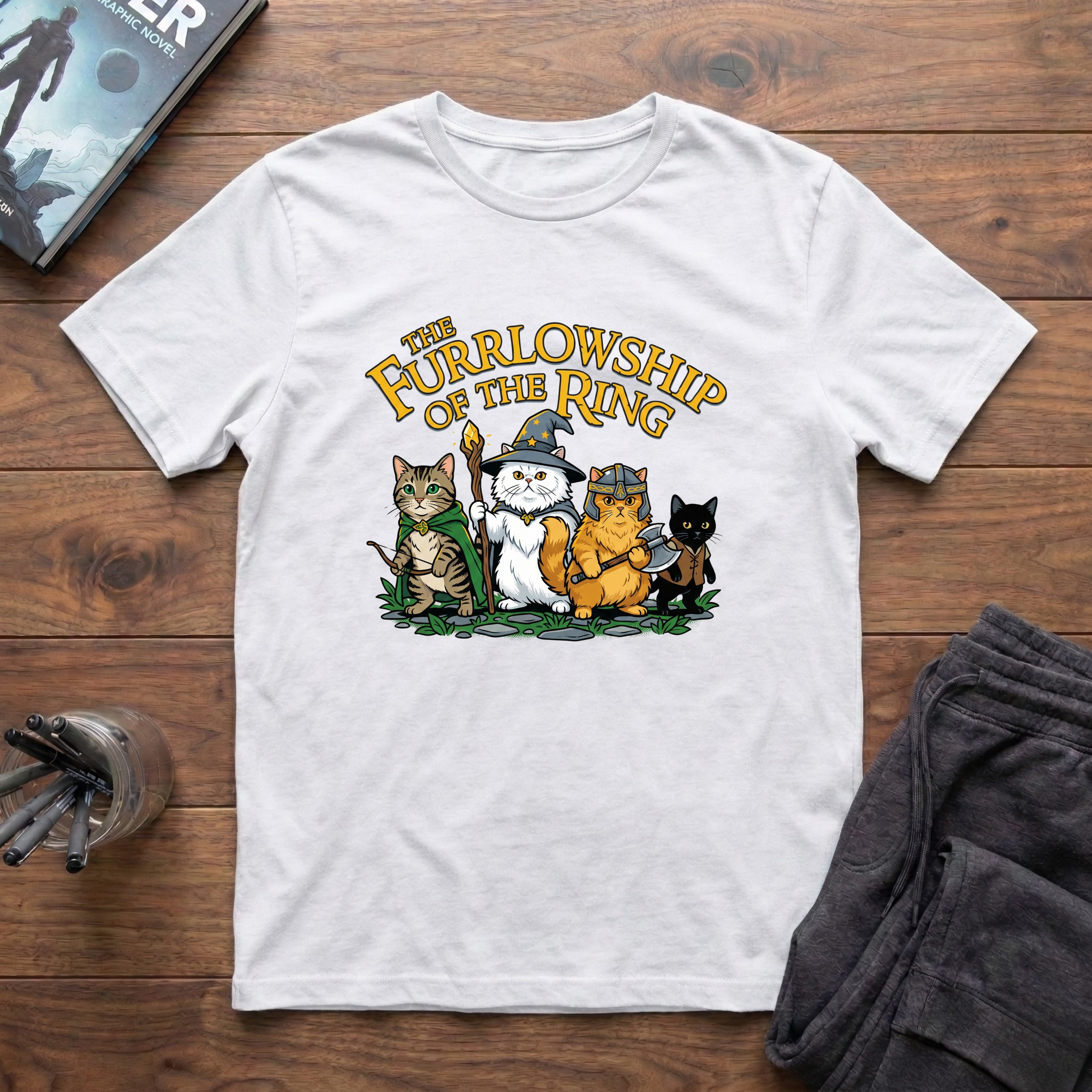 The Furrlowship Of The Ring T-Shirt