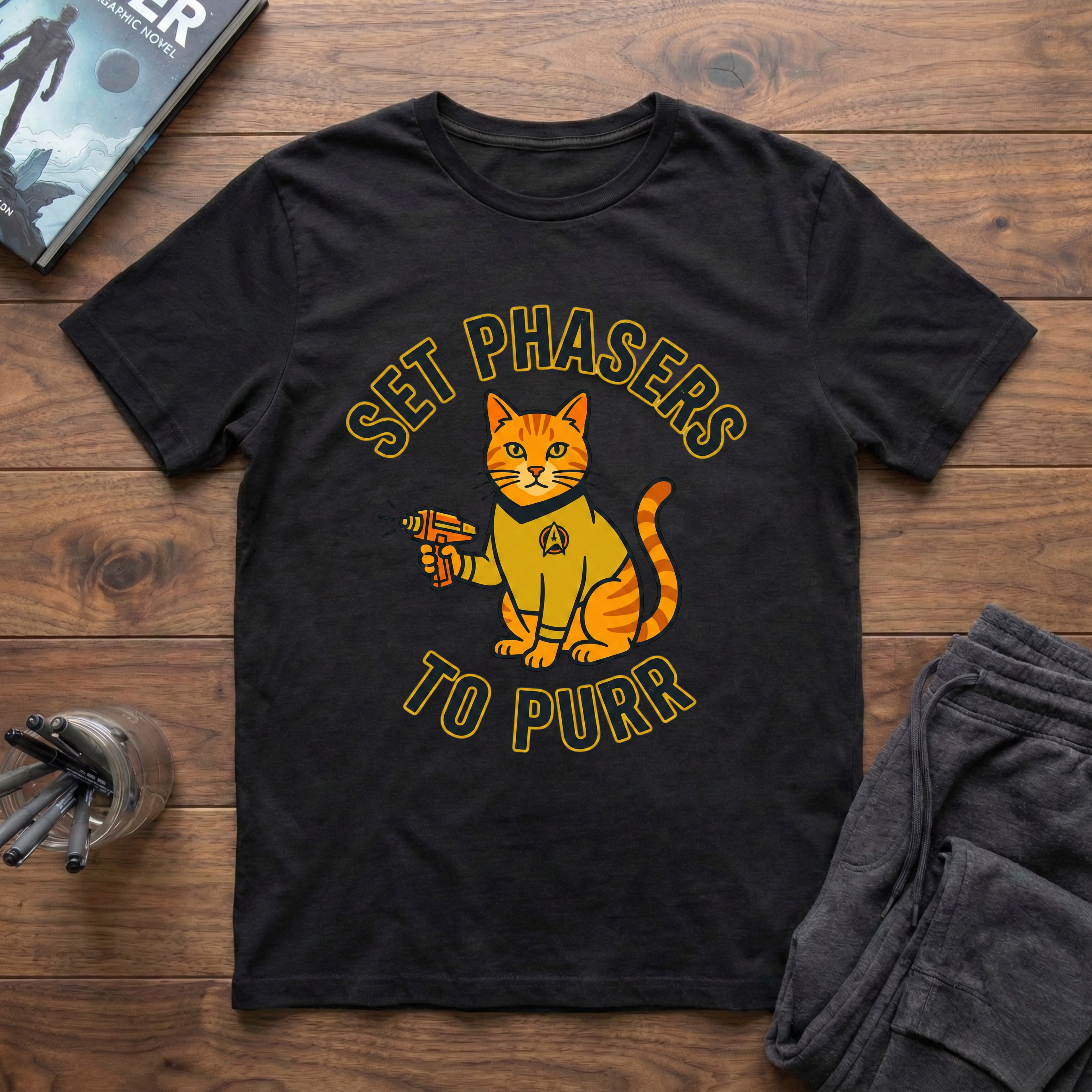 Set Phasers To Purr T-Shirt