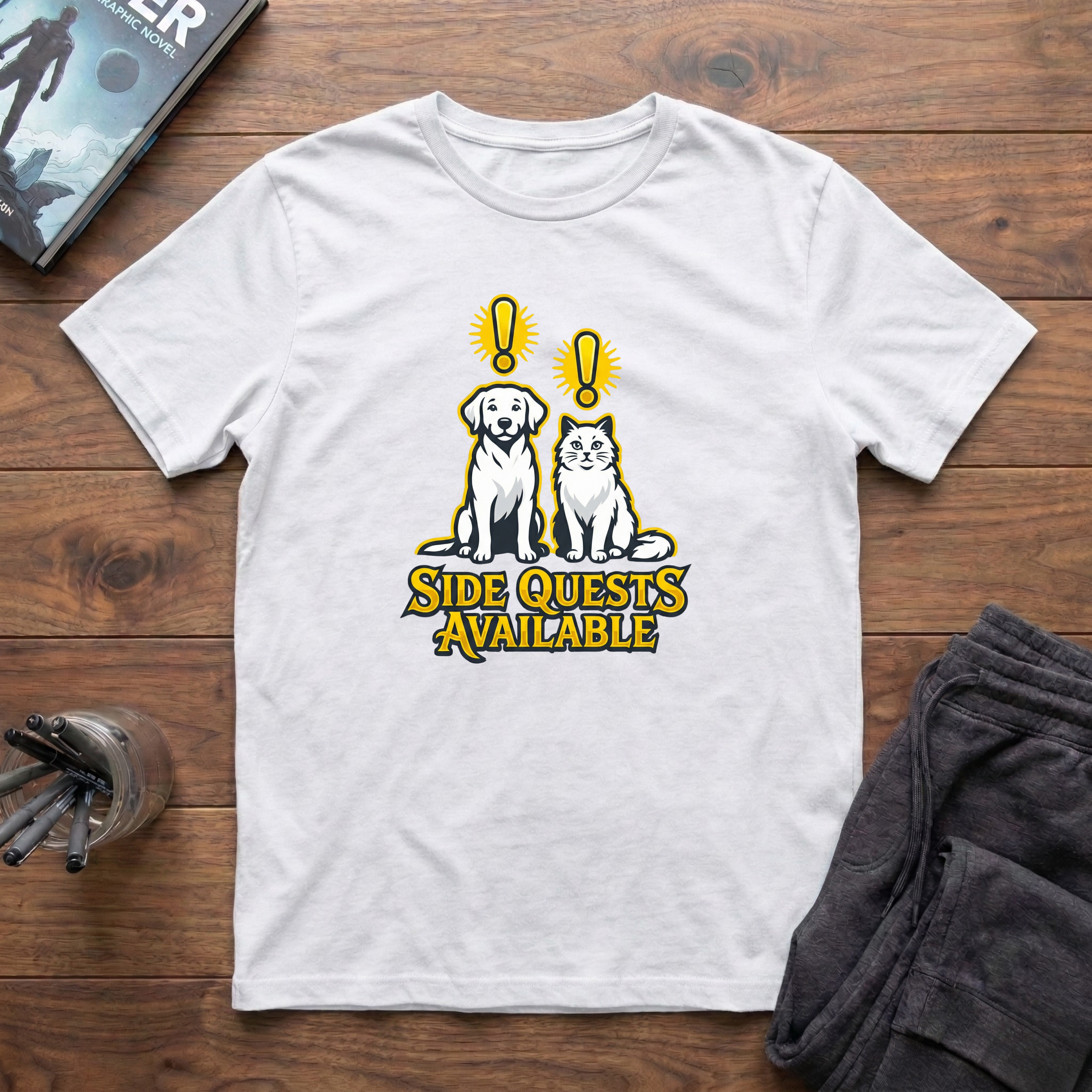 Side Quests Available T-Shirt