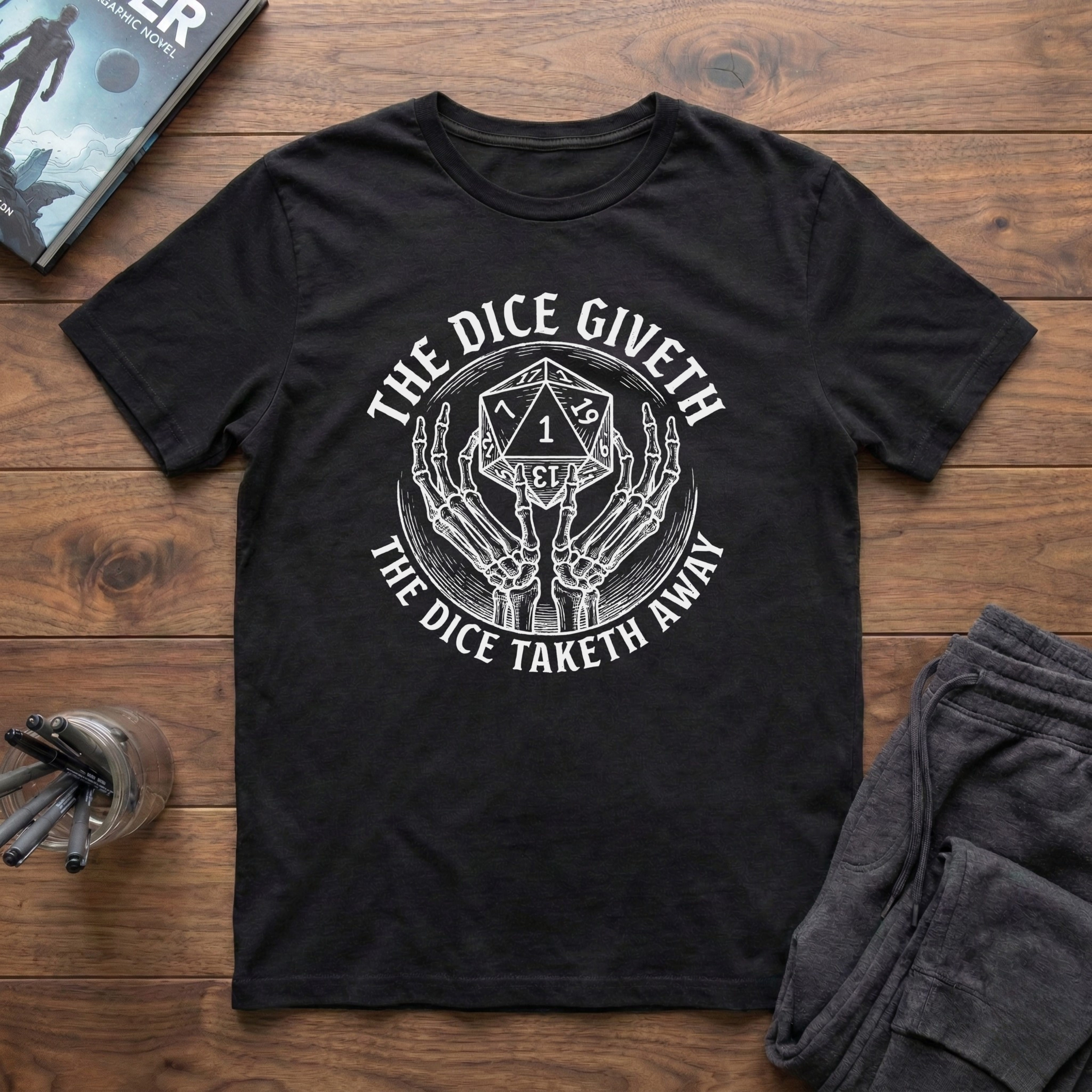 The Dice Giveth The Dice Taketh Away T-Shirt