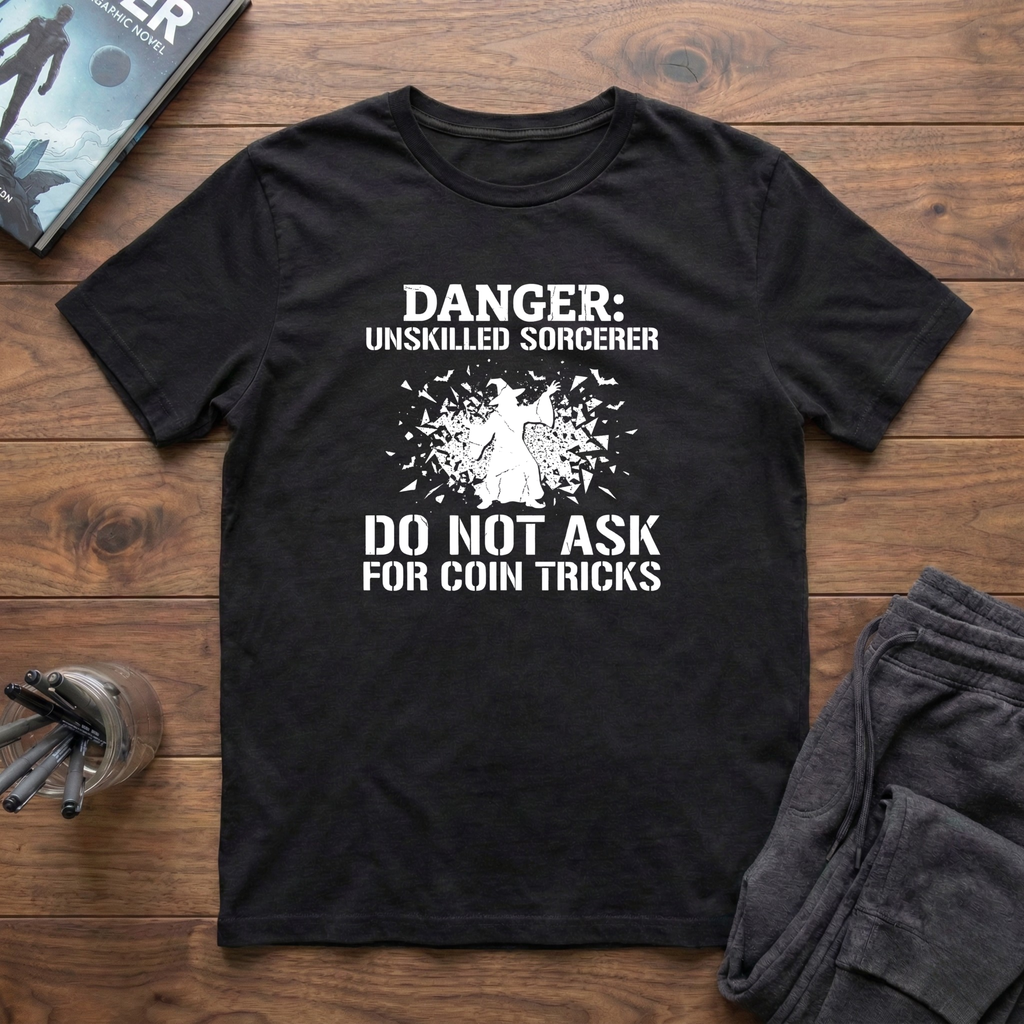 Danger: Unskilled Sorcerer T-Shirt