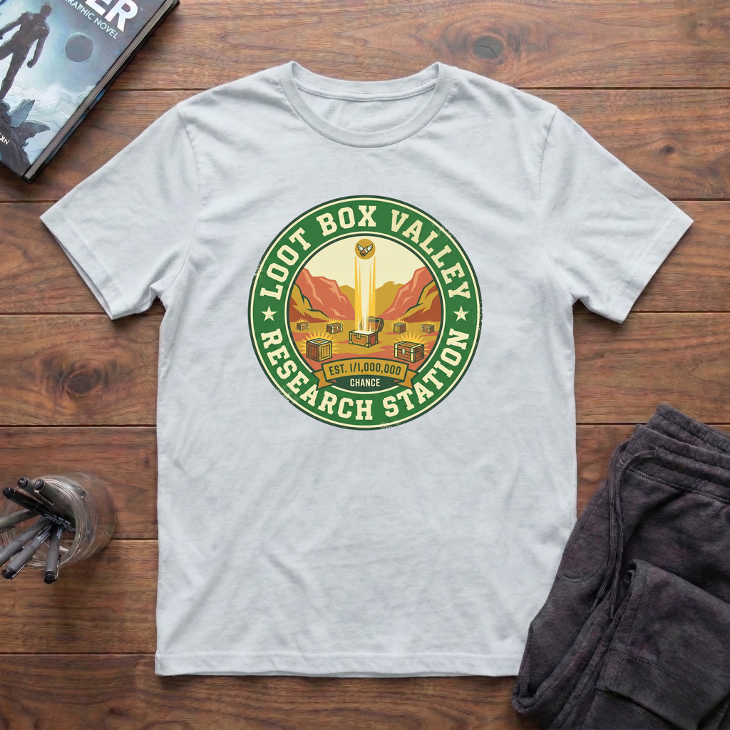Loot Box Valley Research Station T-Shirt