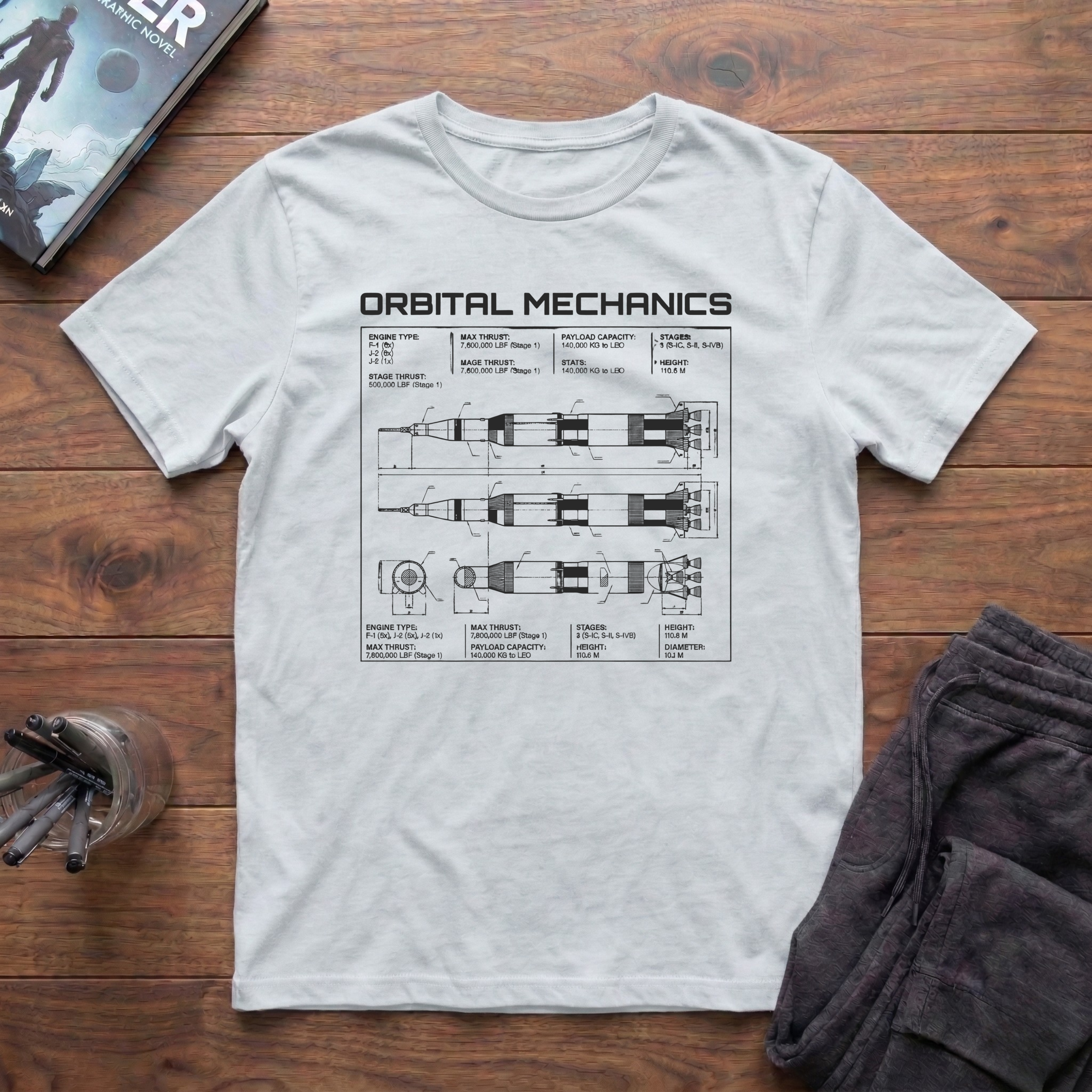Orbital Mechanics T-Shirt