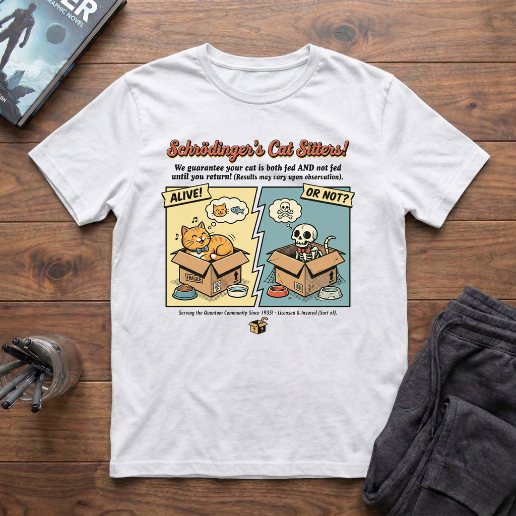 Schrodinger's Cat Sitter T-Shirt