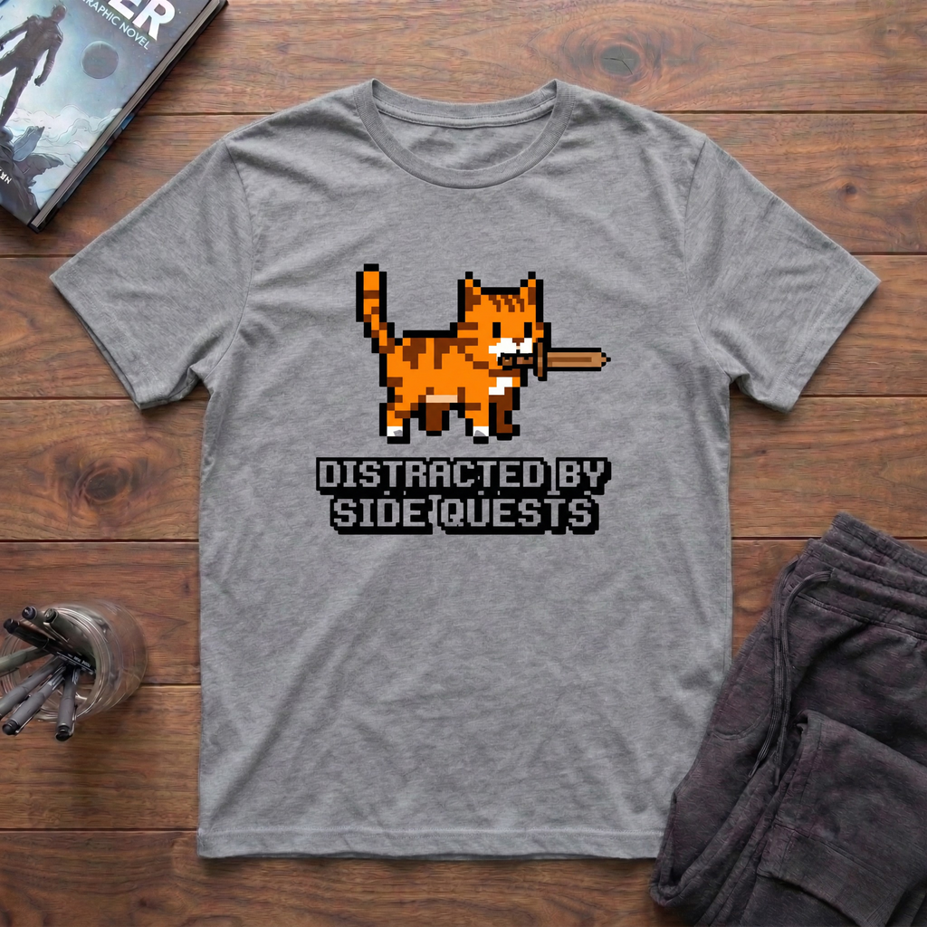 Distracted By Side Quests T-Shirt