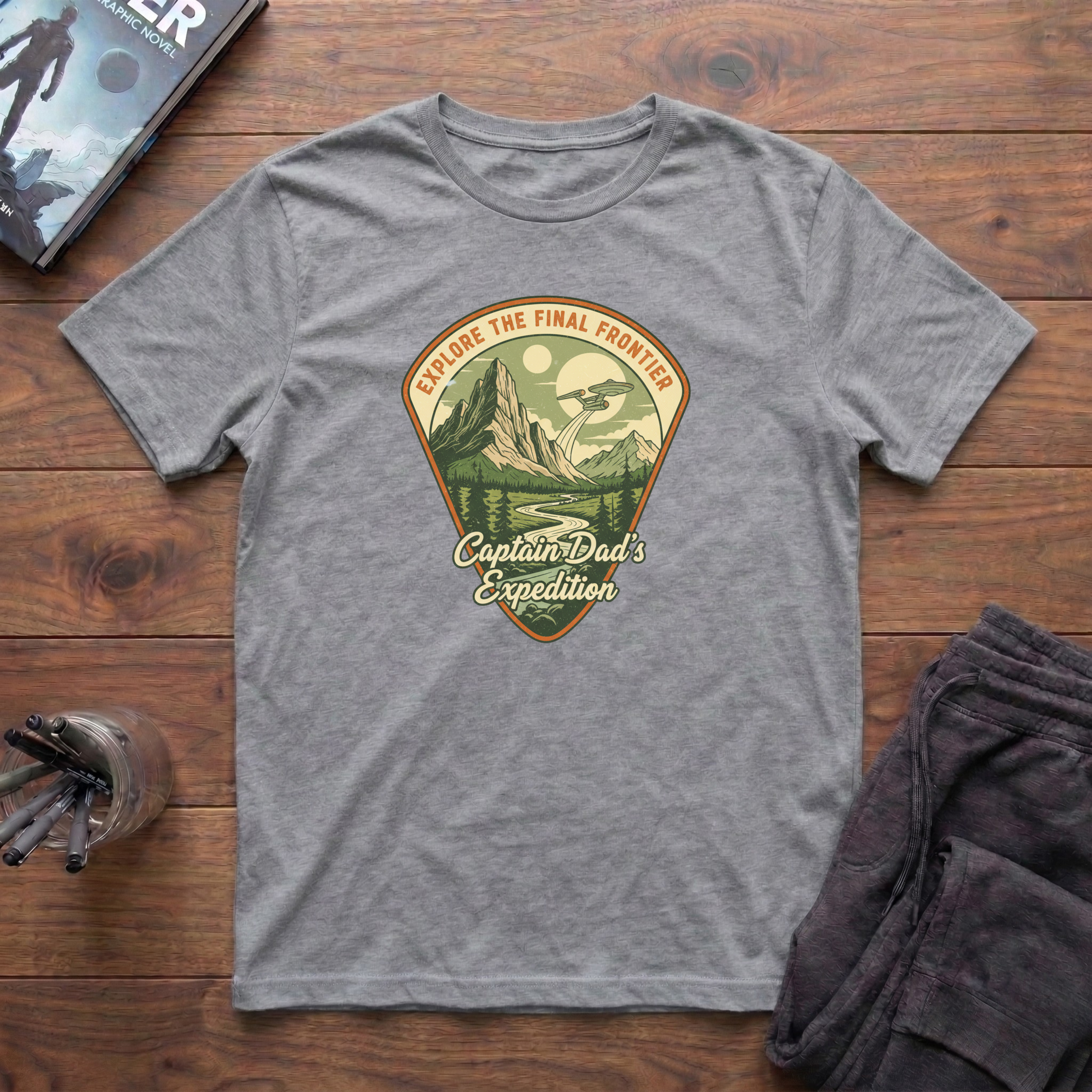 Captain Dad's Expedition T-Shirt