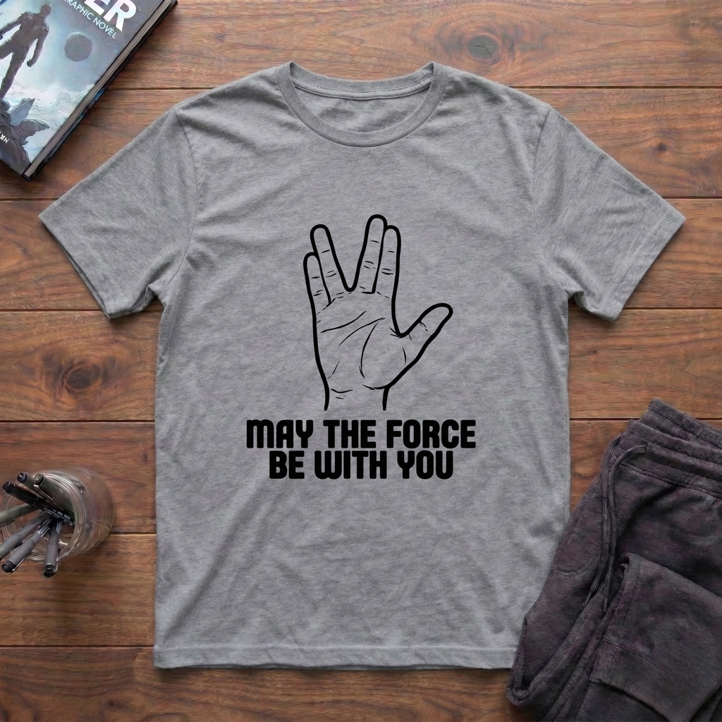 May The Force Live Long & Prosper T-Shirt