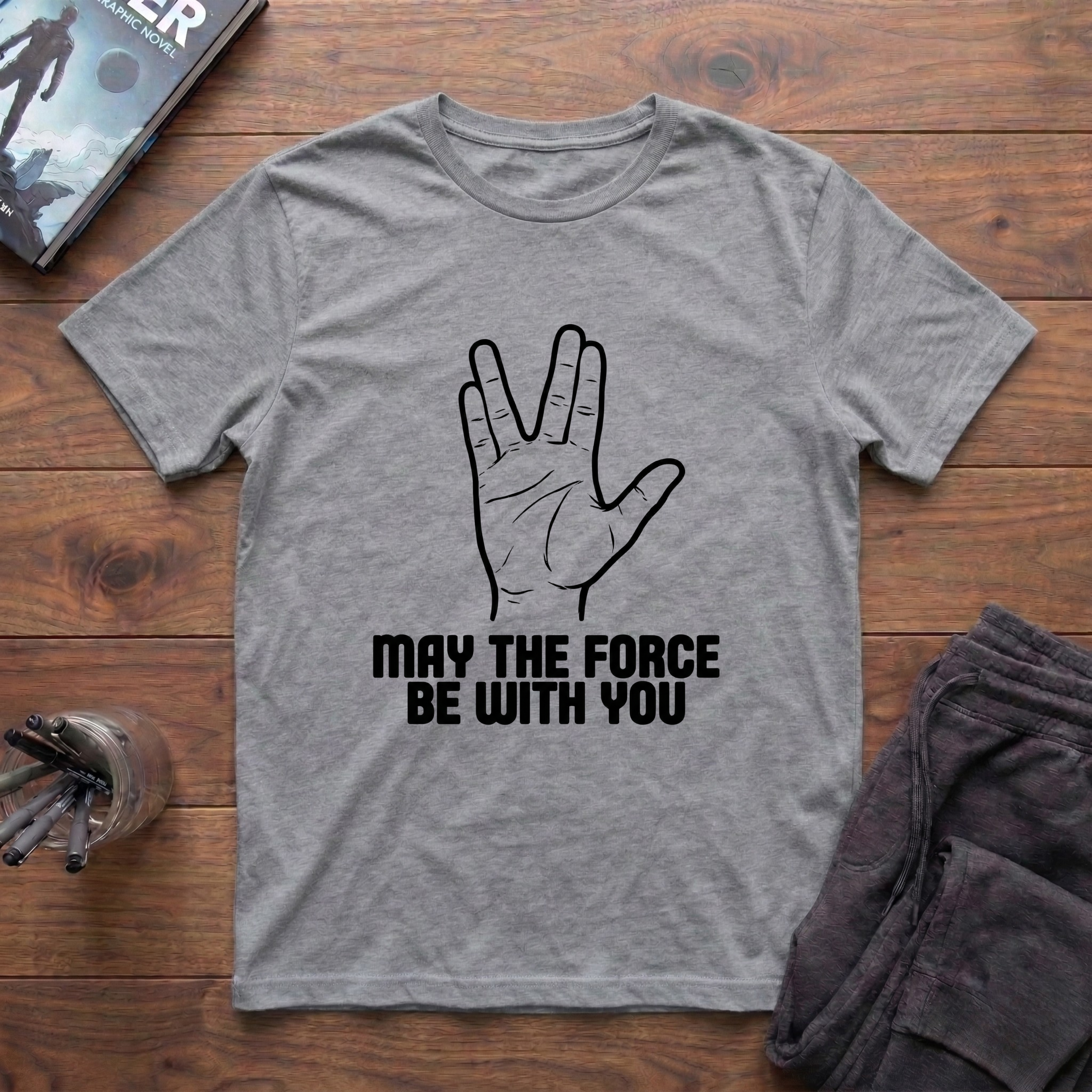 May The Force Live Long & Prosper T-Shirt