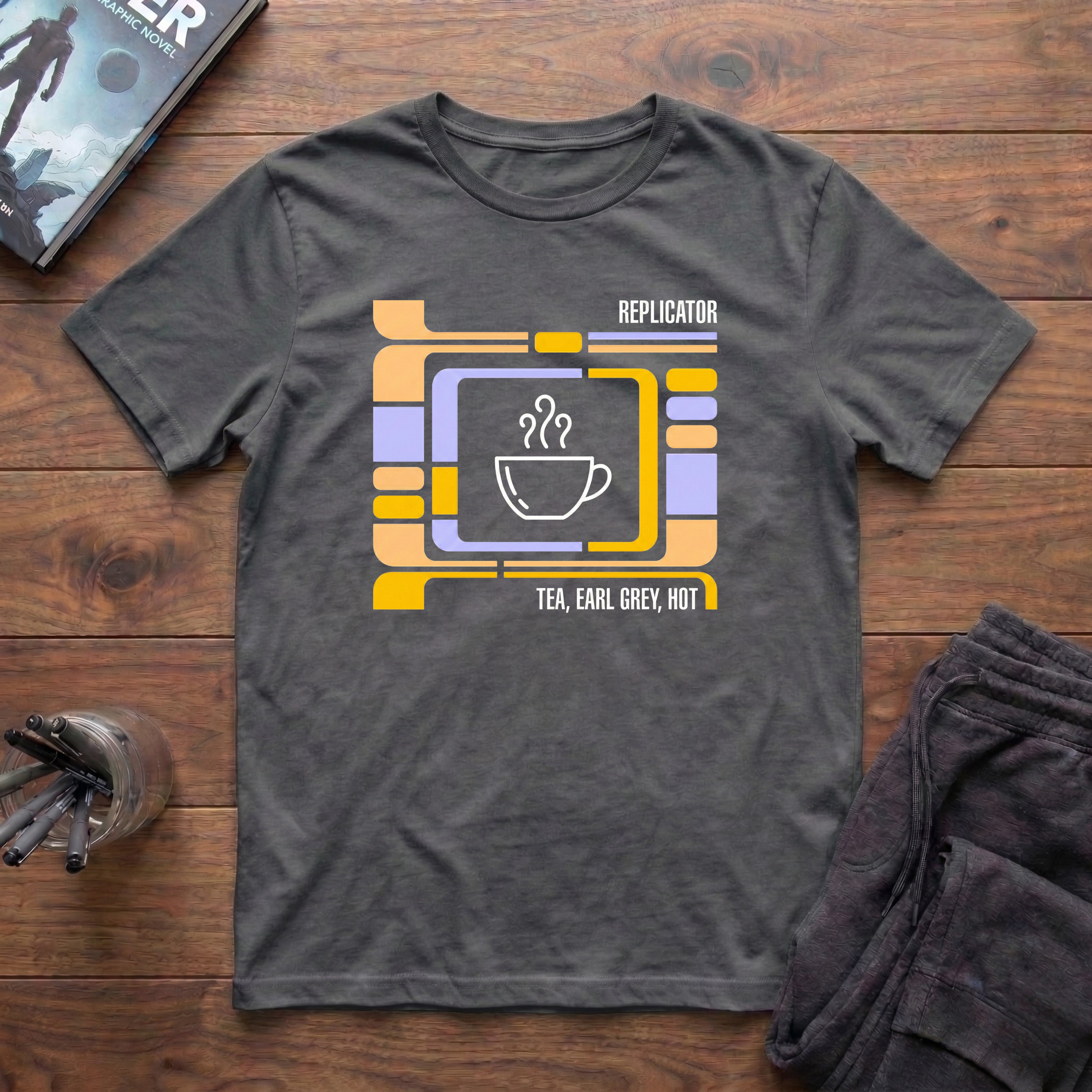 Tea, Earl Grey, Hot Replicator T-Shirt