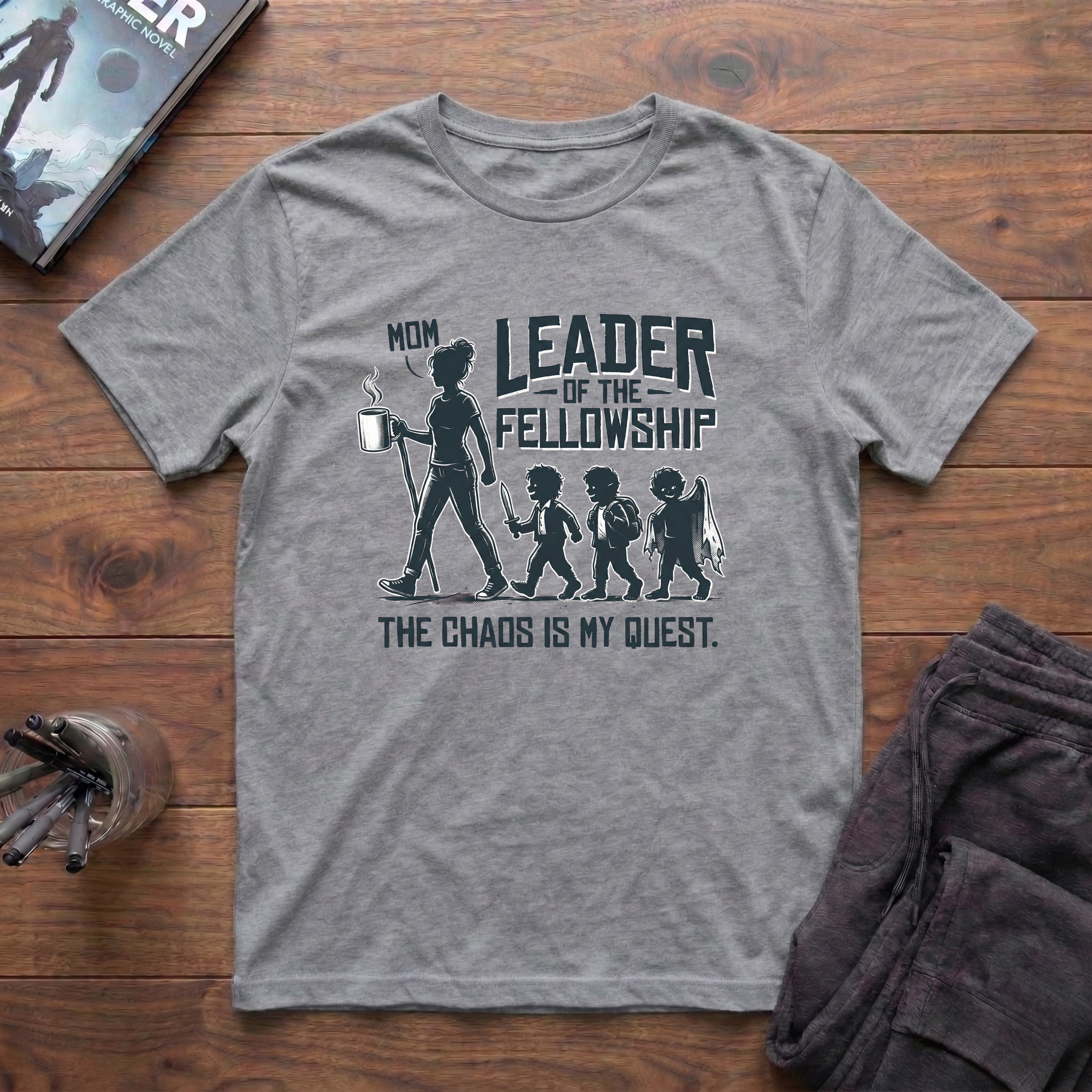 Chaos Is My Quest Mom T-Shirt