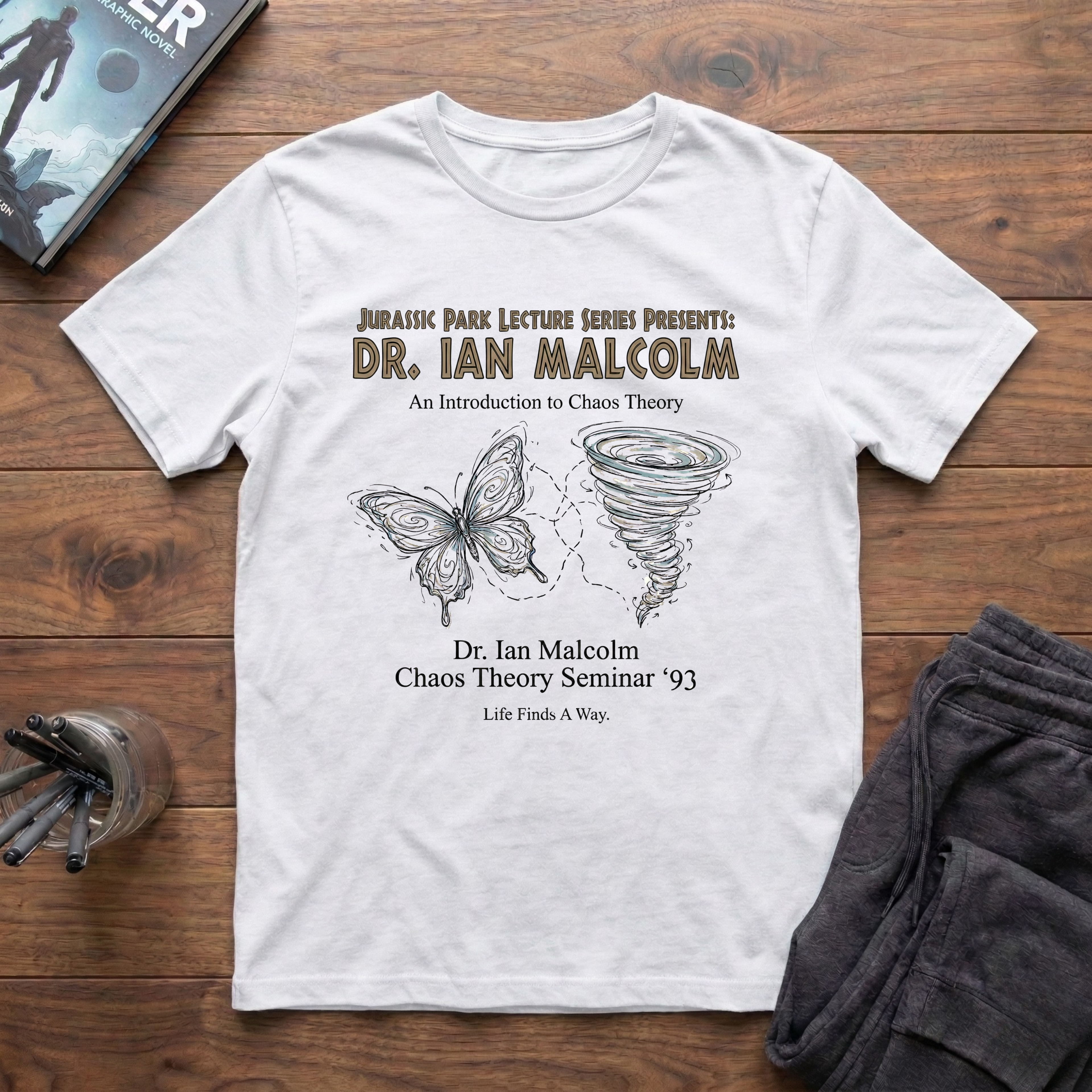 Chaos Theory w/ Dr. Ian Malcolm T-Shirt