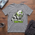 Resistance Is Mew-Tile T-Shirt
