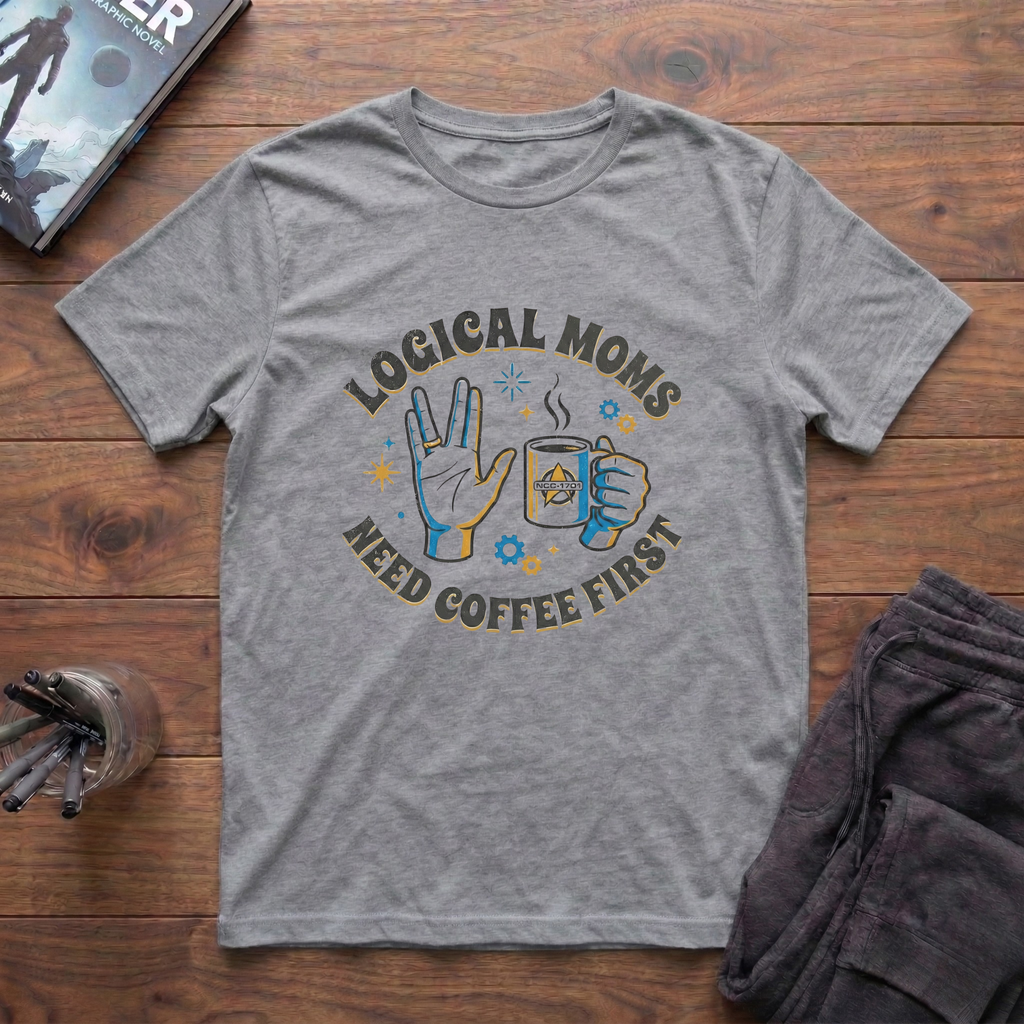 Logical Moms Need Coffee First T-Shirt