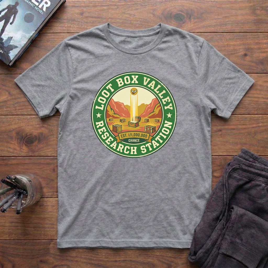 Loot Box Valley Research Station T-Shirt
