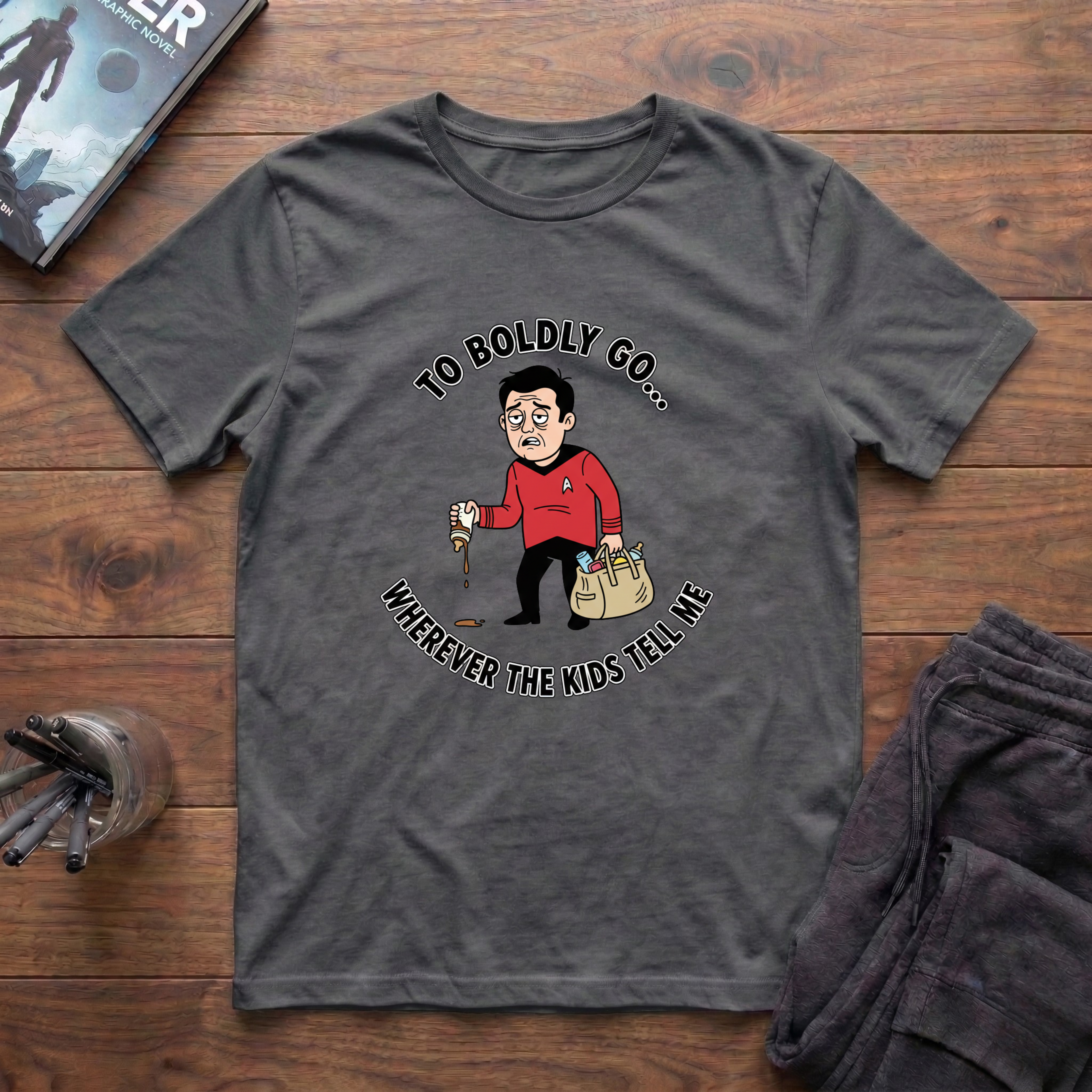 To Boldly Go Where No Dad Has Gone Before T-Shirt