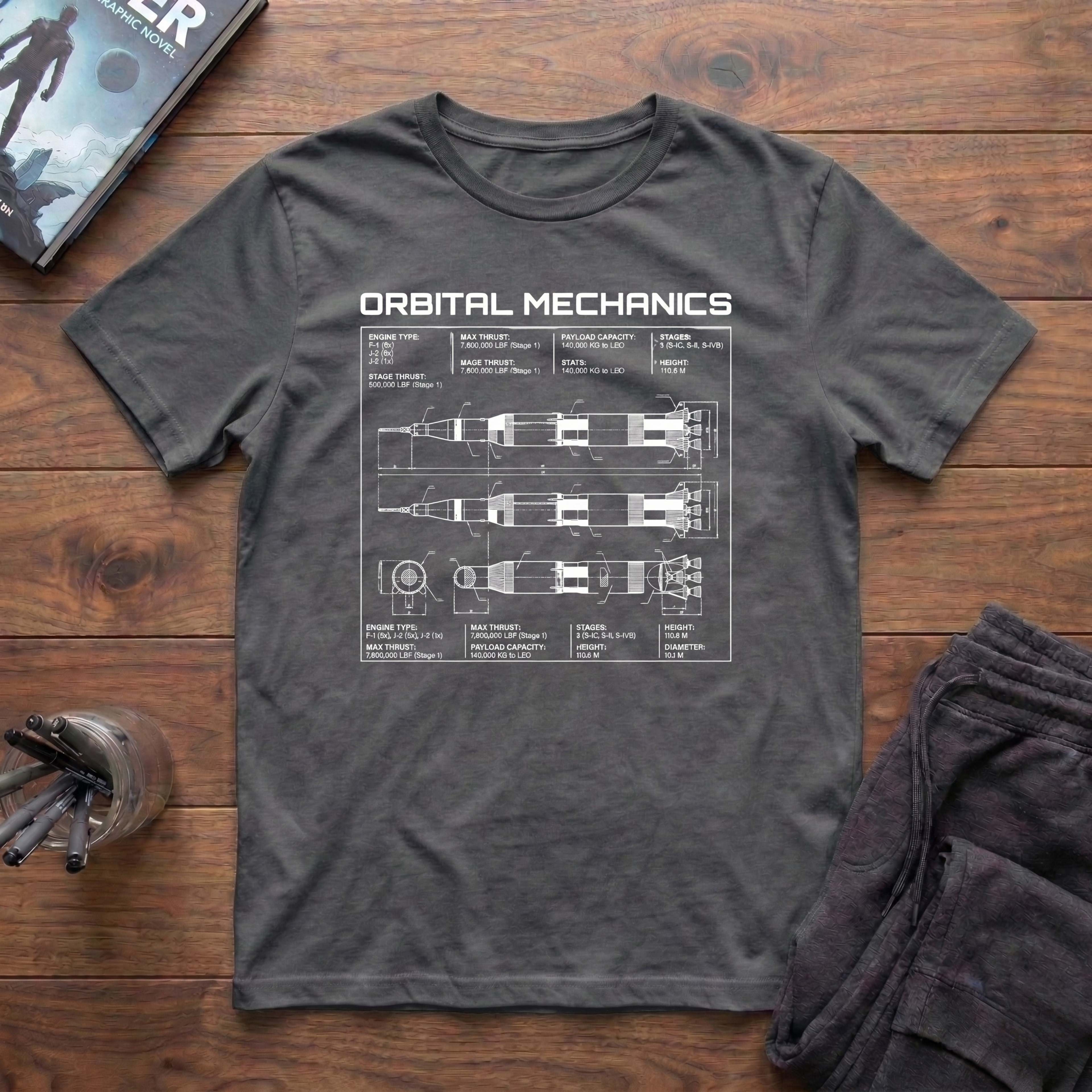 Orbital Mechanics T-Shirt