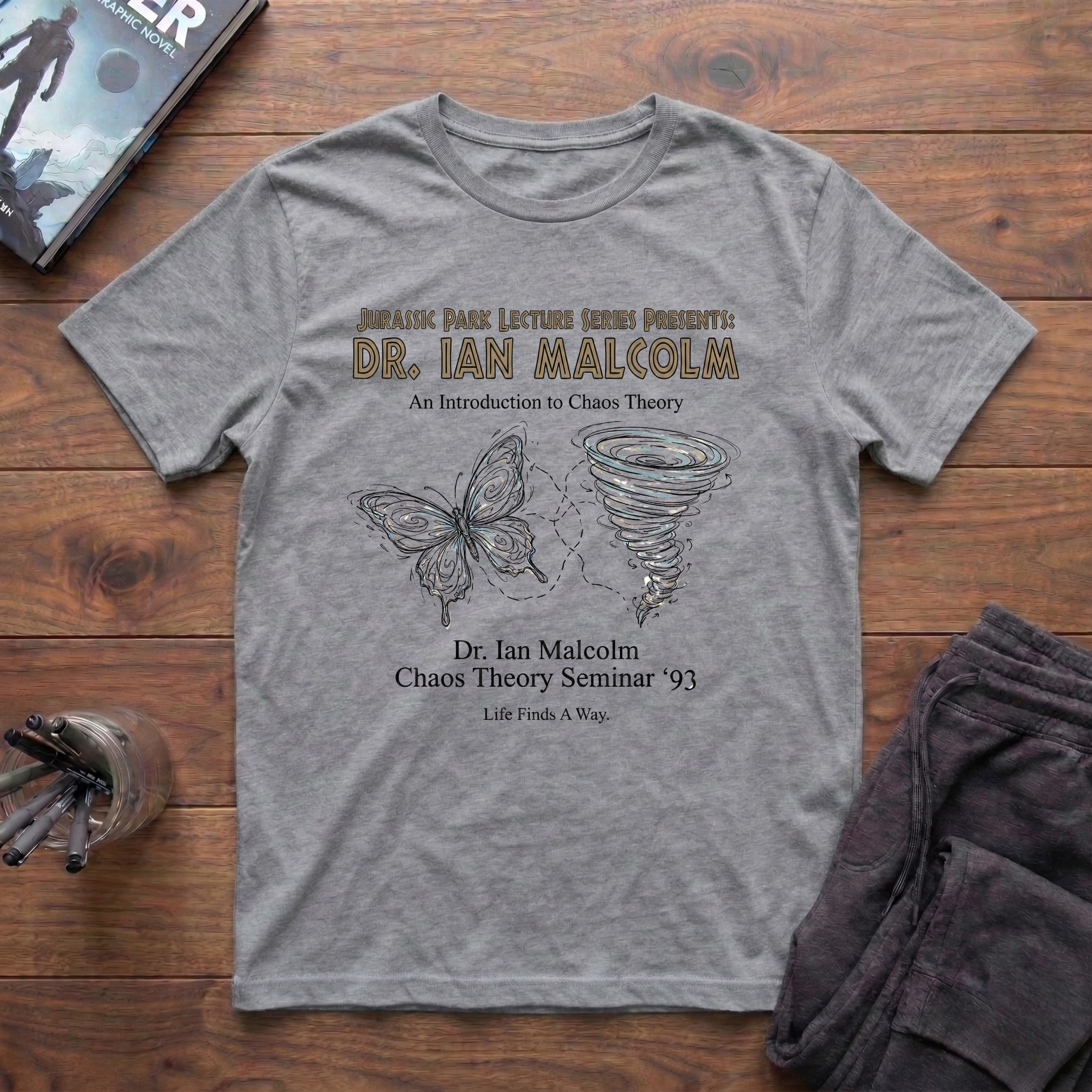 Chaos Theory w/ Dr. Ian Malcolm T-Shirt