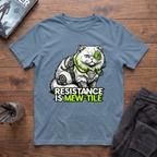 Resistance Is Mew-Tile T-Shirt
