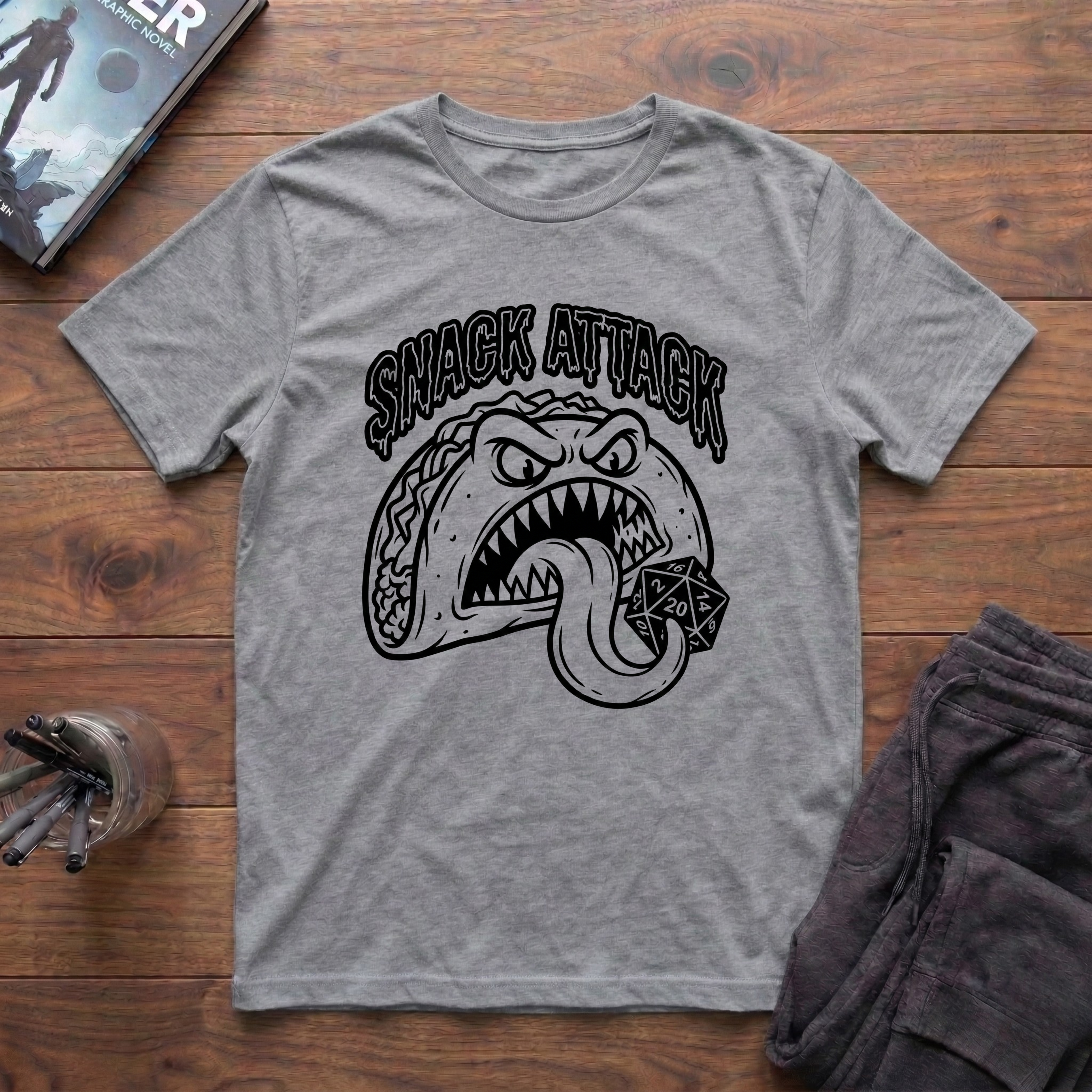 Snack Attack D20 T-Shirt