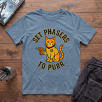 Set Phasers To Purr T-Shirt