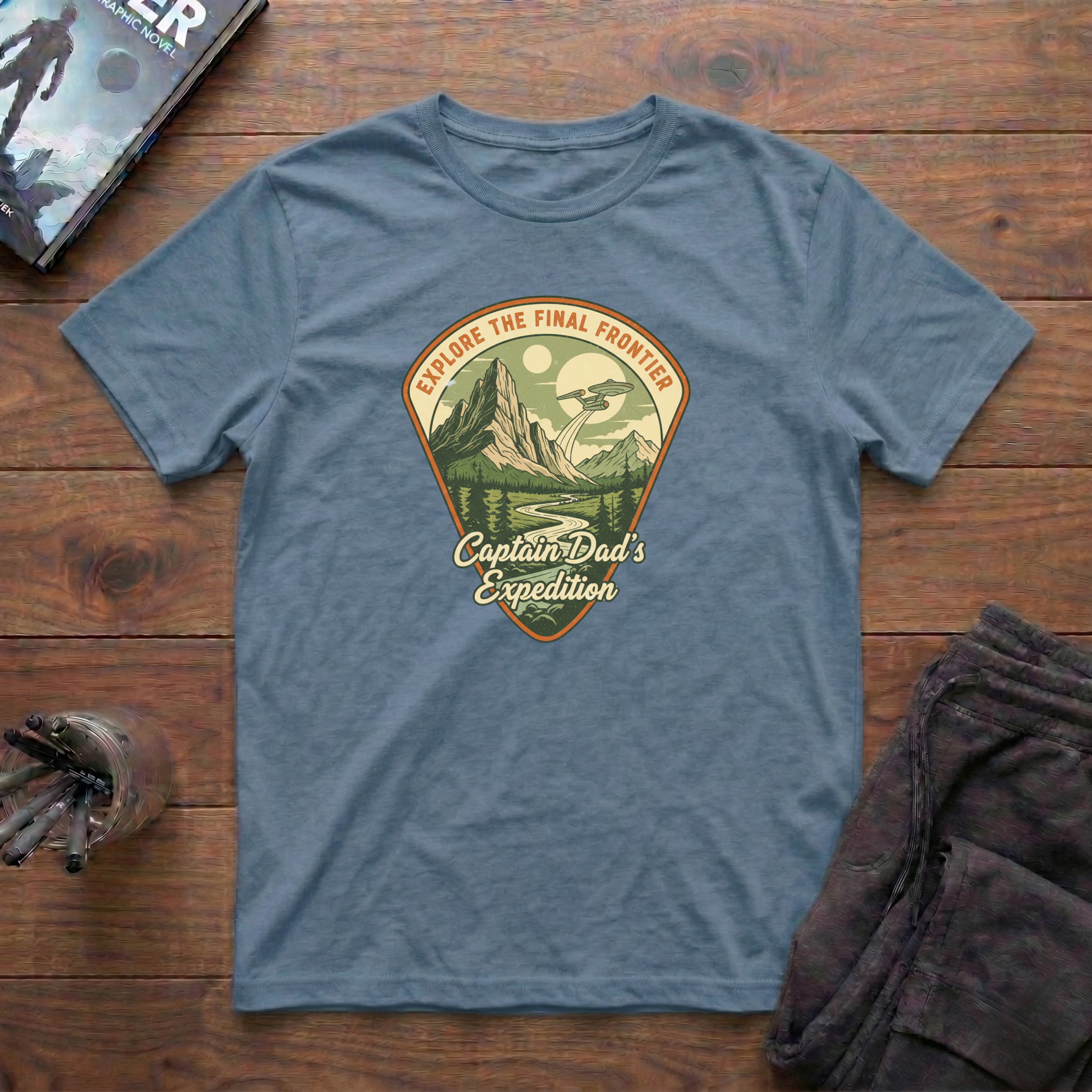 Captain Dad's Expedition T-Shirt