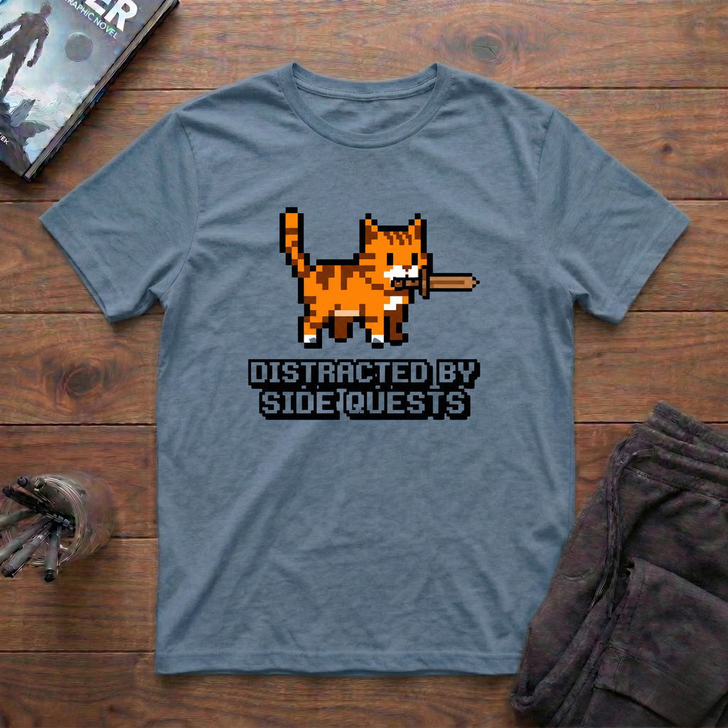 Distracted By Side Quests T-Shirt