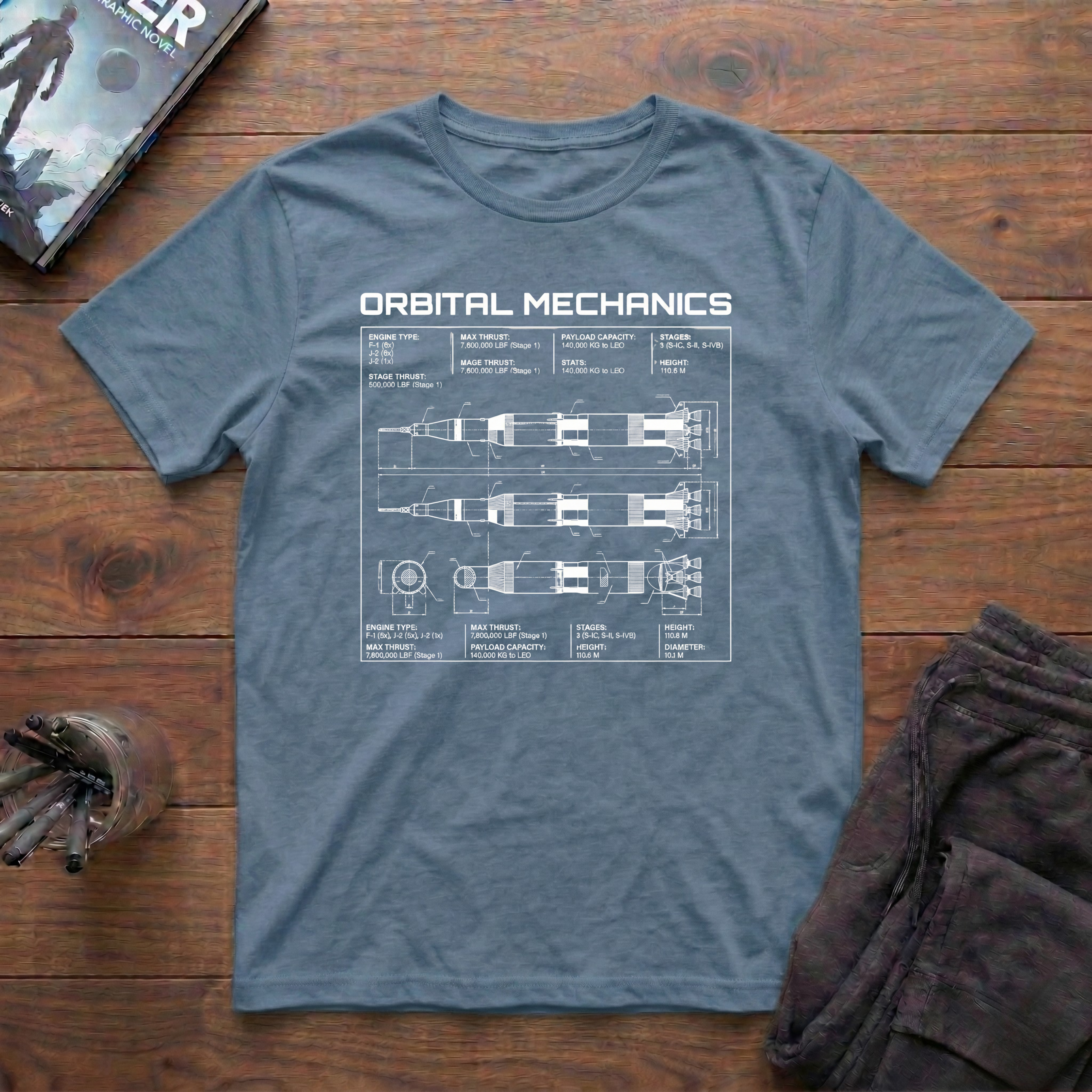 Orbital Mechanics T-Shirt