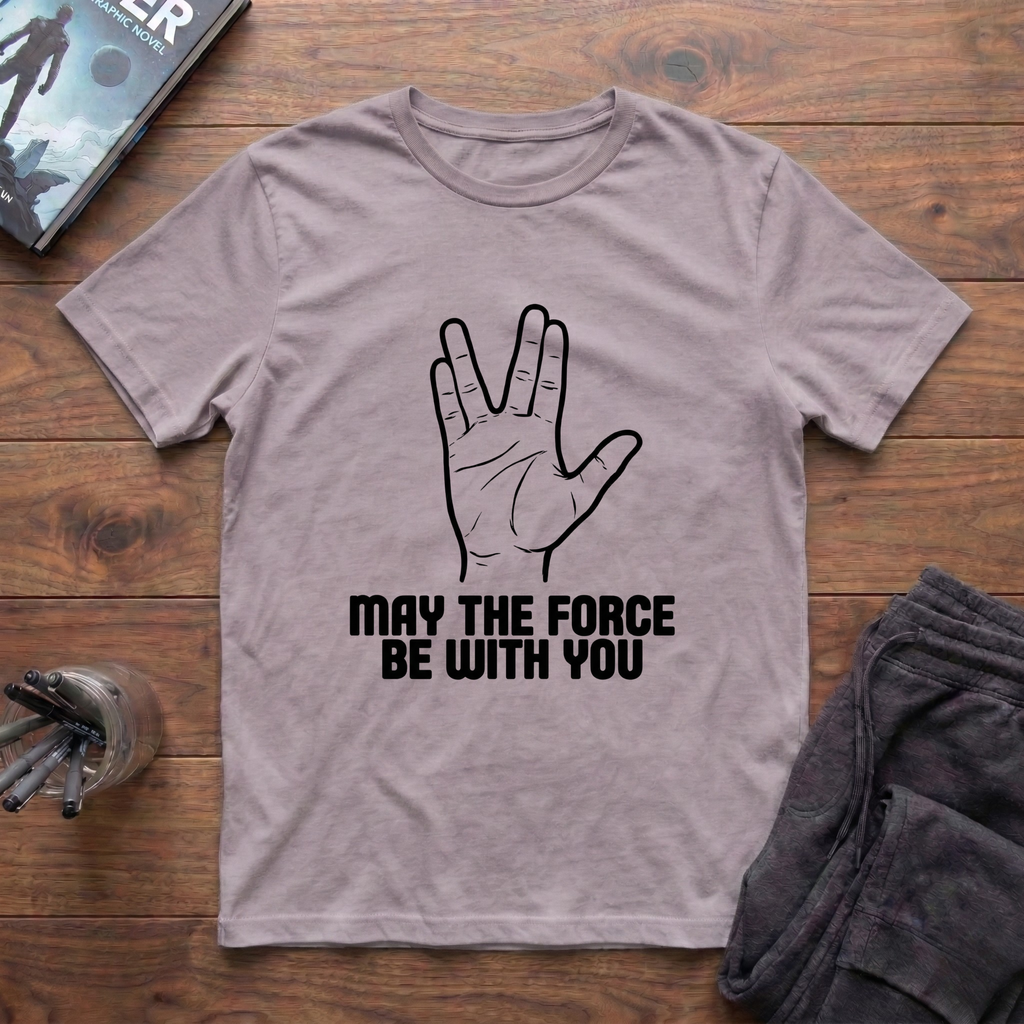 May The Force Live Long & Prosper T-Shirt