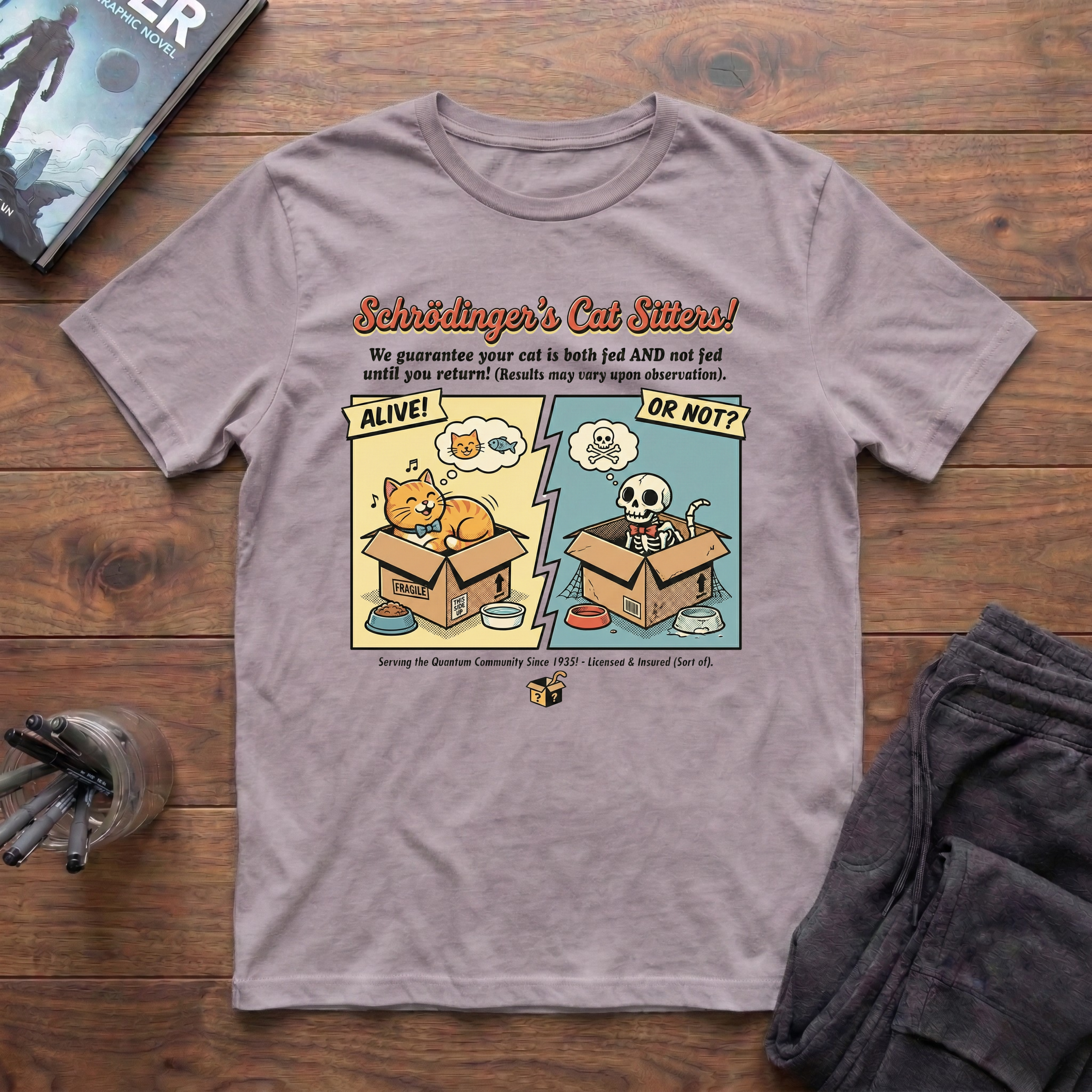 Schrodinger's Cat Sitter T-Shirt