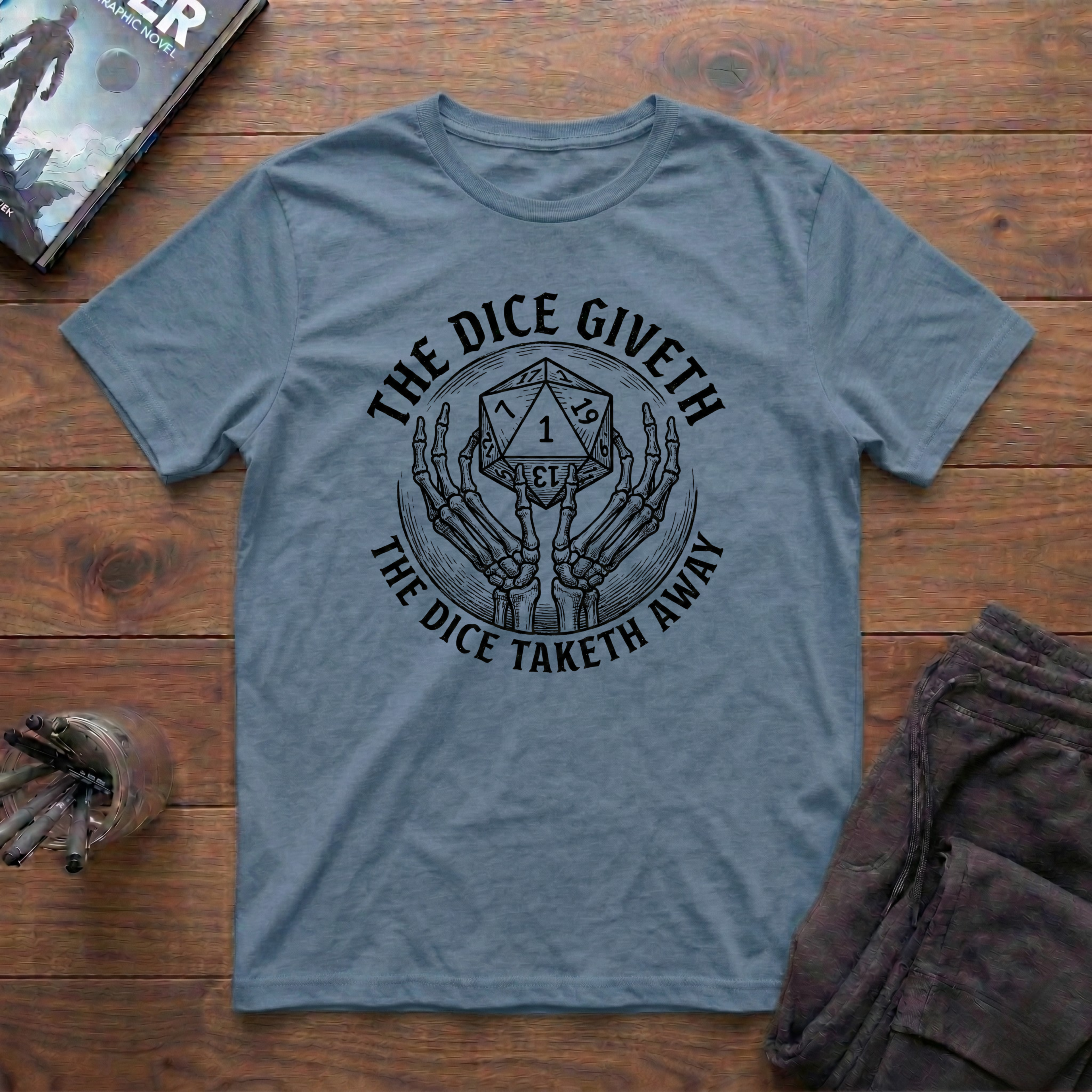 The Dice Giveth The Dice Taketh Away T-Shirt
