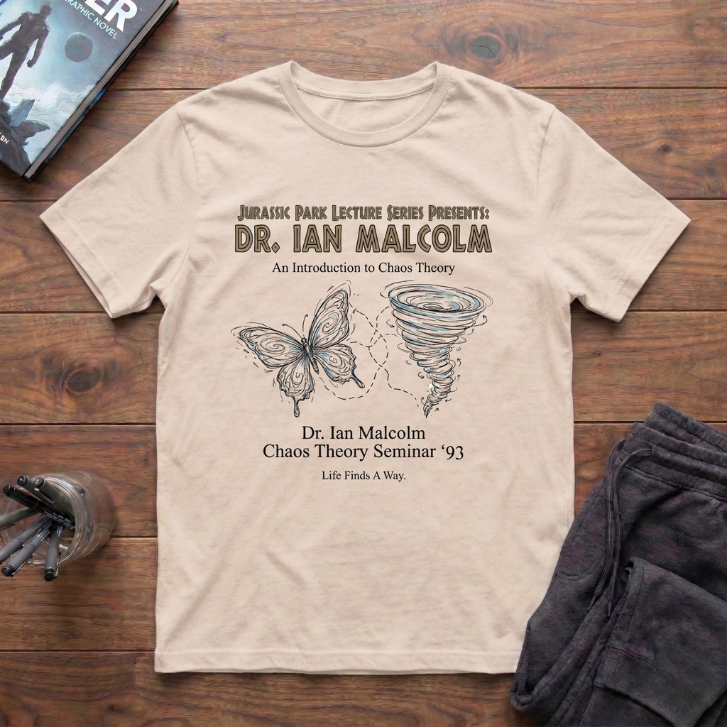 Chaos Theory w/ Dr. Ian Malcolm T-Shirt