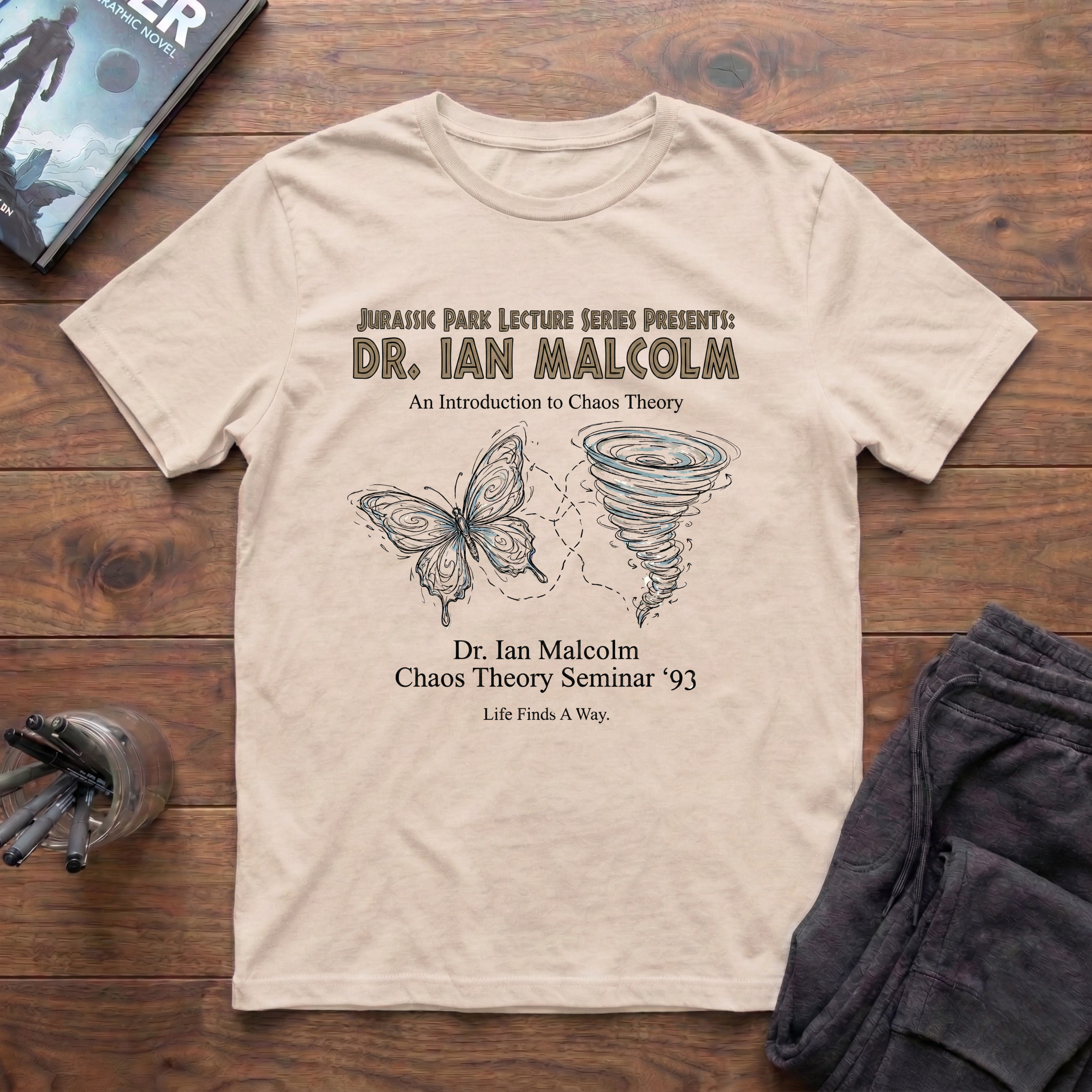 Chaos Theory w/ Dr. Ian Malcolm T-Shirt