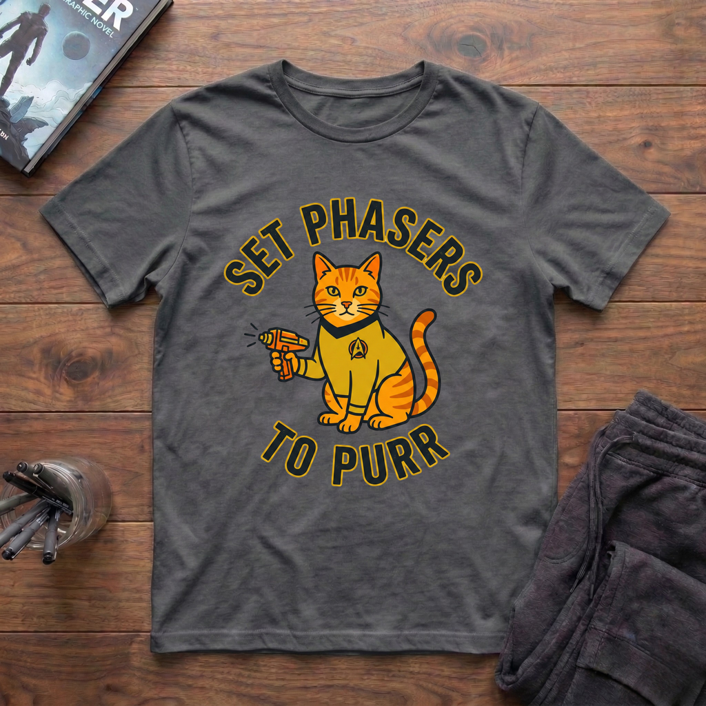Set Phasers To Purr T-Shirt