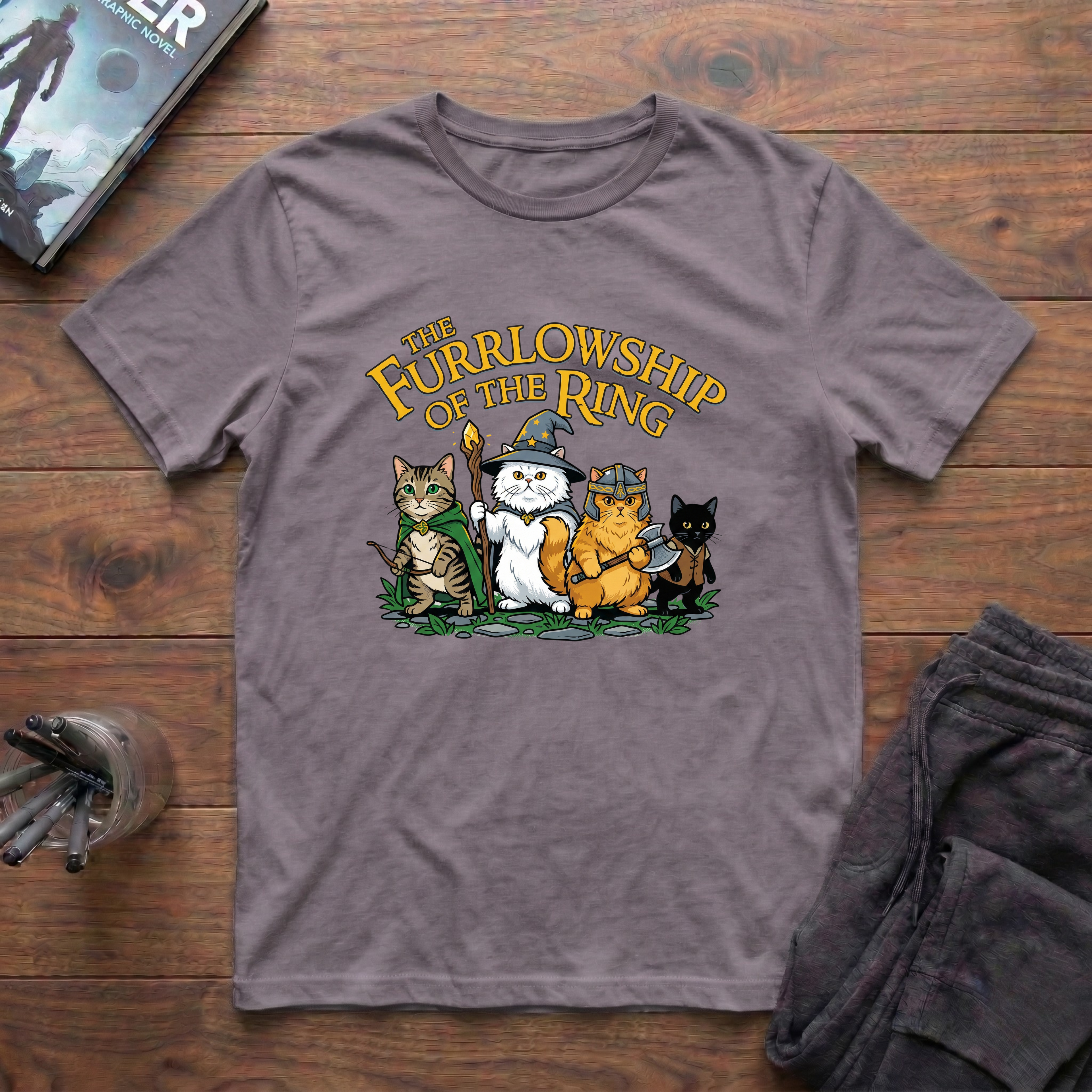The Furrlowship Of The Ring T-Shirt