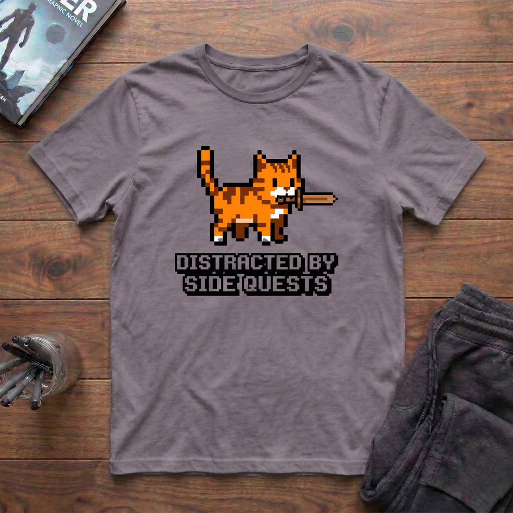 Distracted By Side Quests T-Shirt