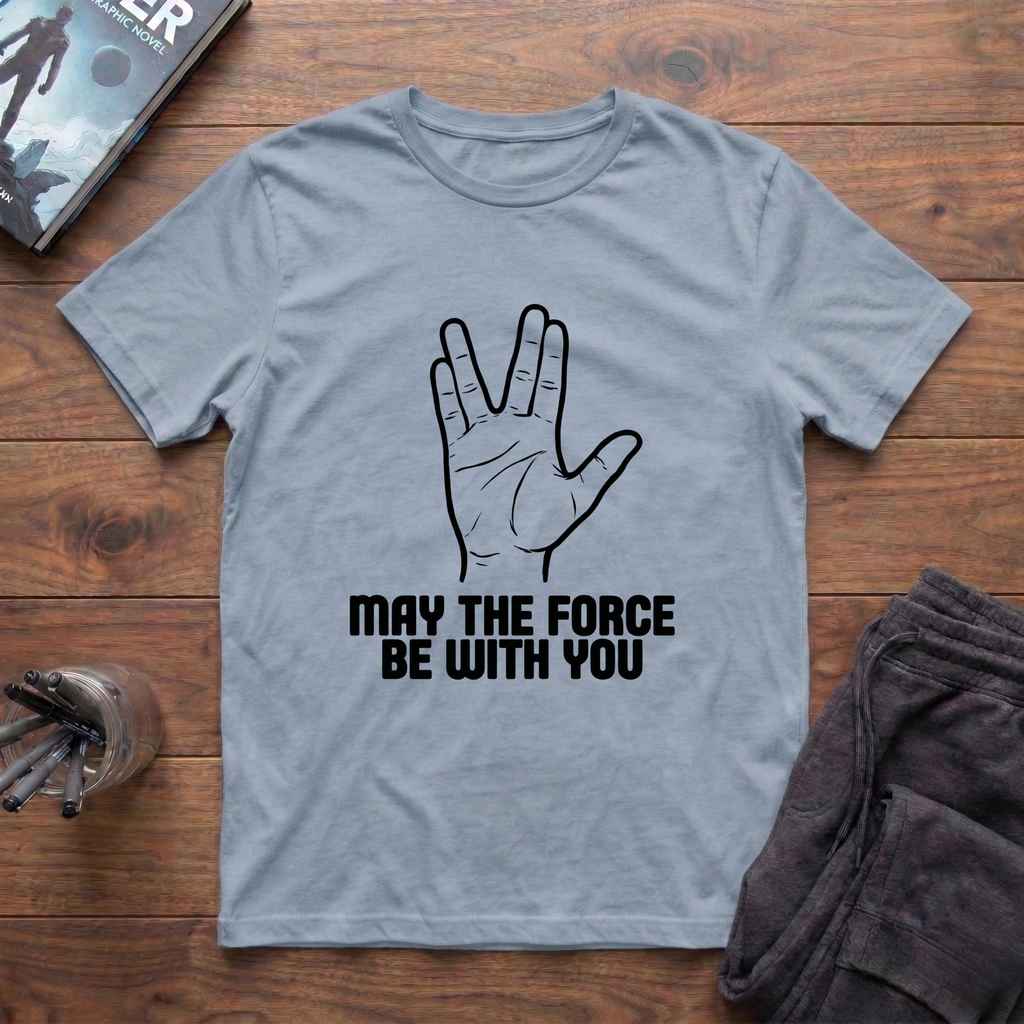 May The Force Live Long & Prosper T-Shirt